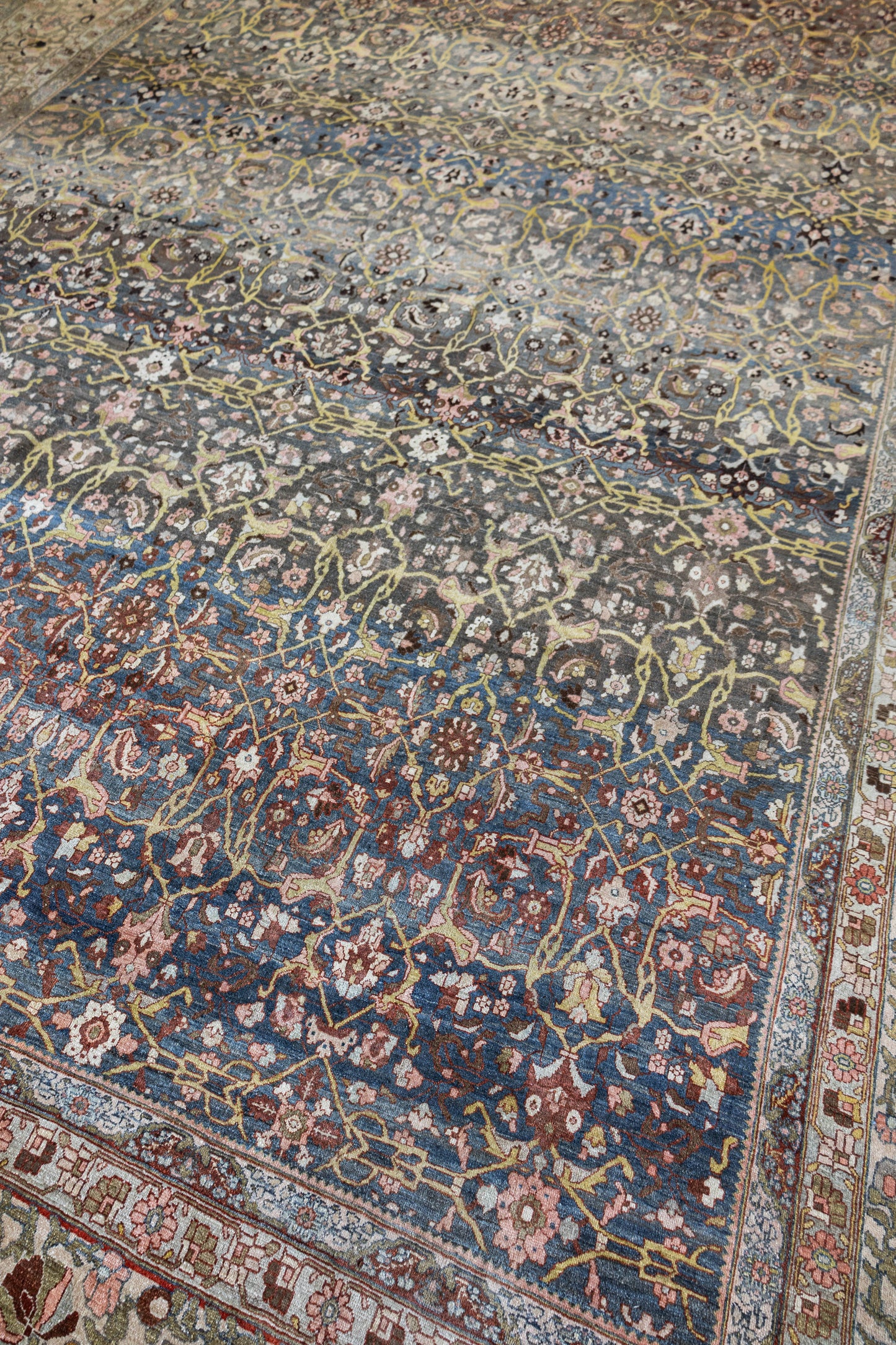 Antique Bijar Handwoven Traditional Rug, JF5966