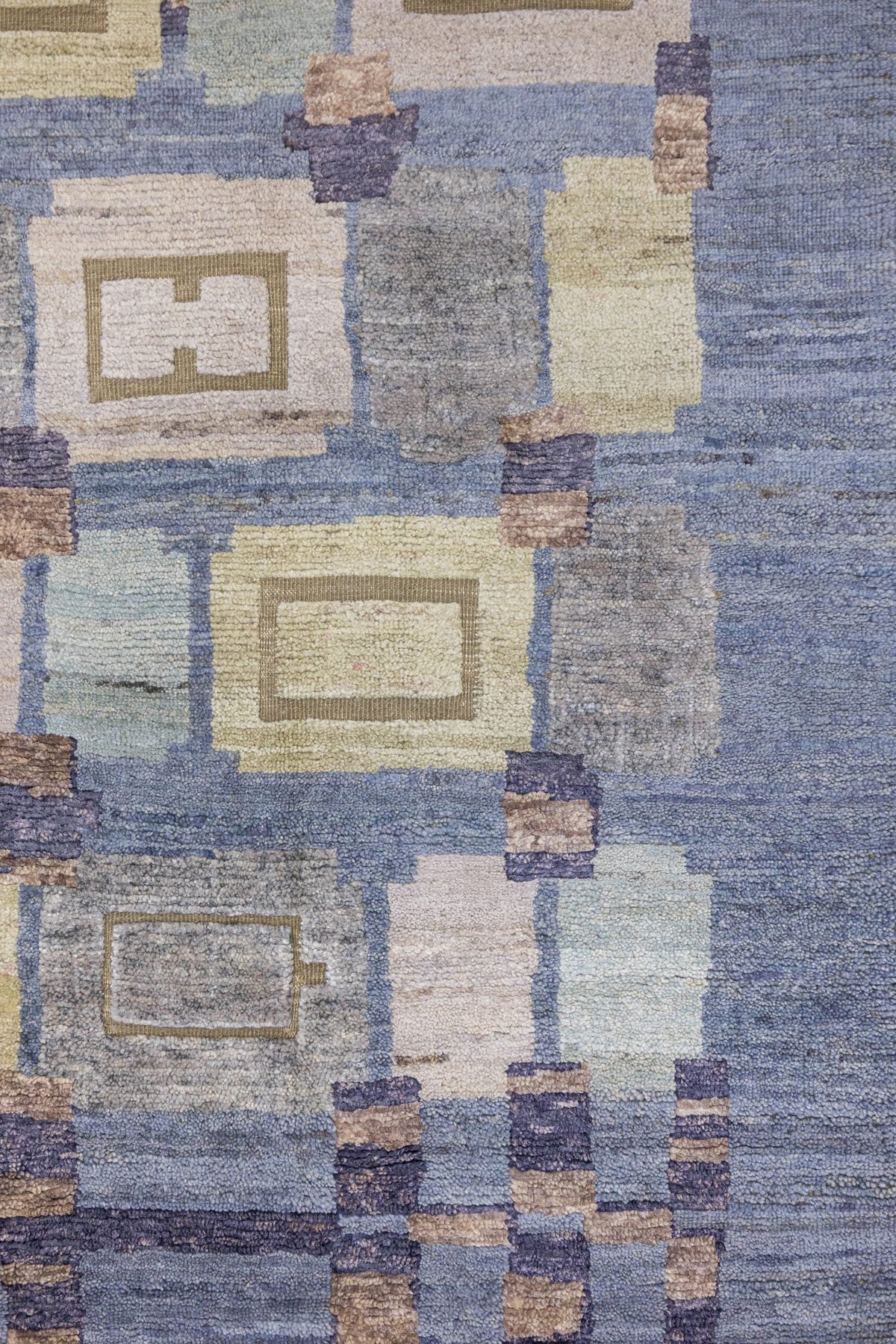 Art Deco Handwoven Contemporary Rug, J89768