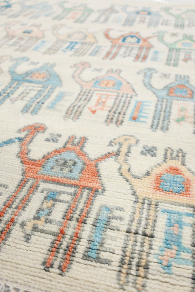 Camels Handwoven Contemporary Rug, J73651