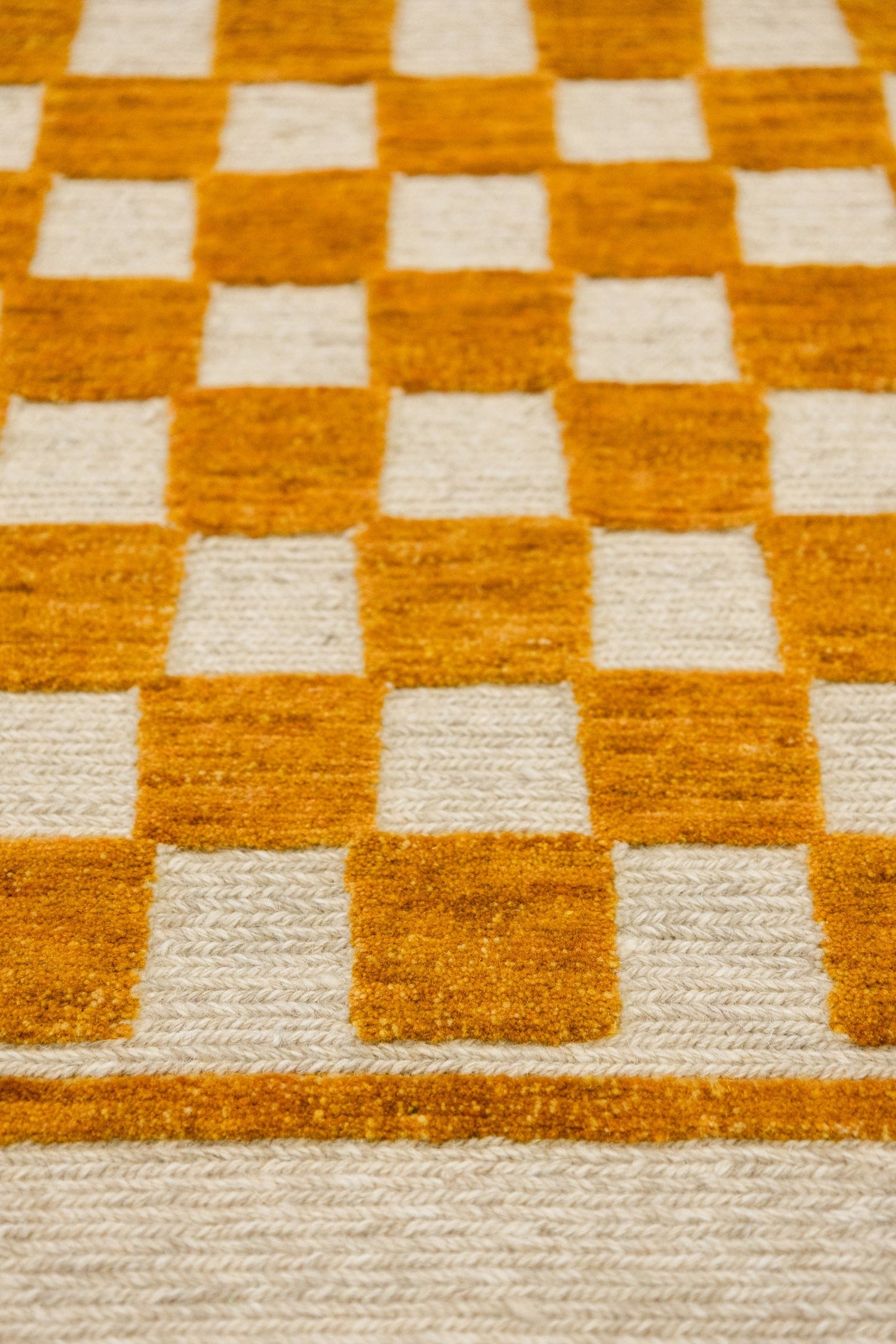 Checkmate Handwoven Contemporary Rug