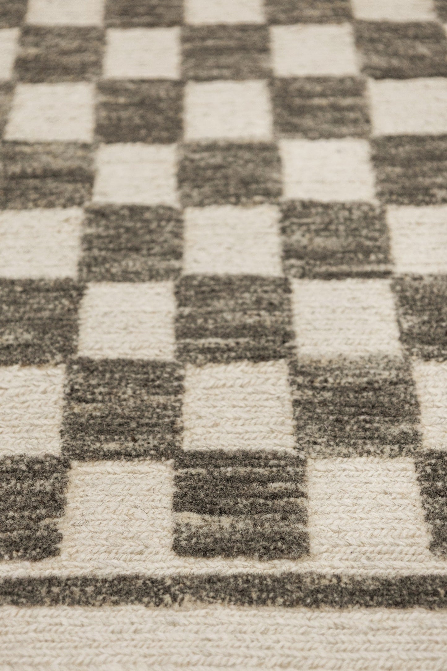 Checkmate Handwoven Contemporary Rug