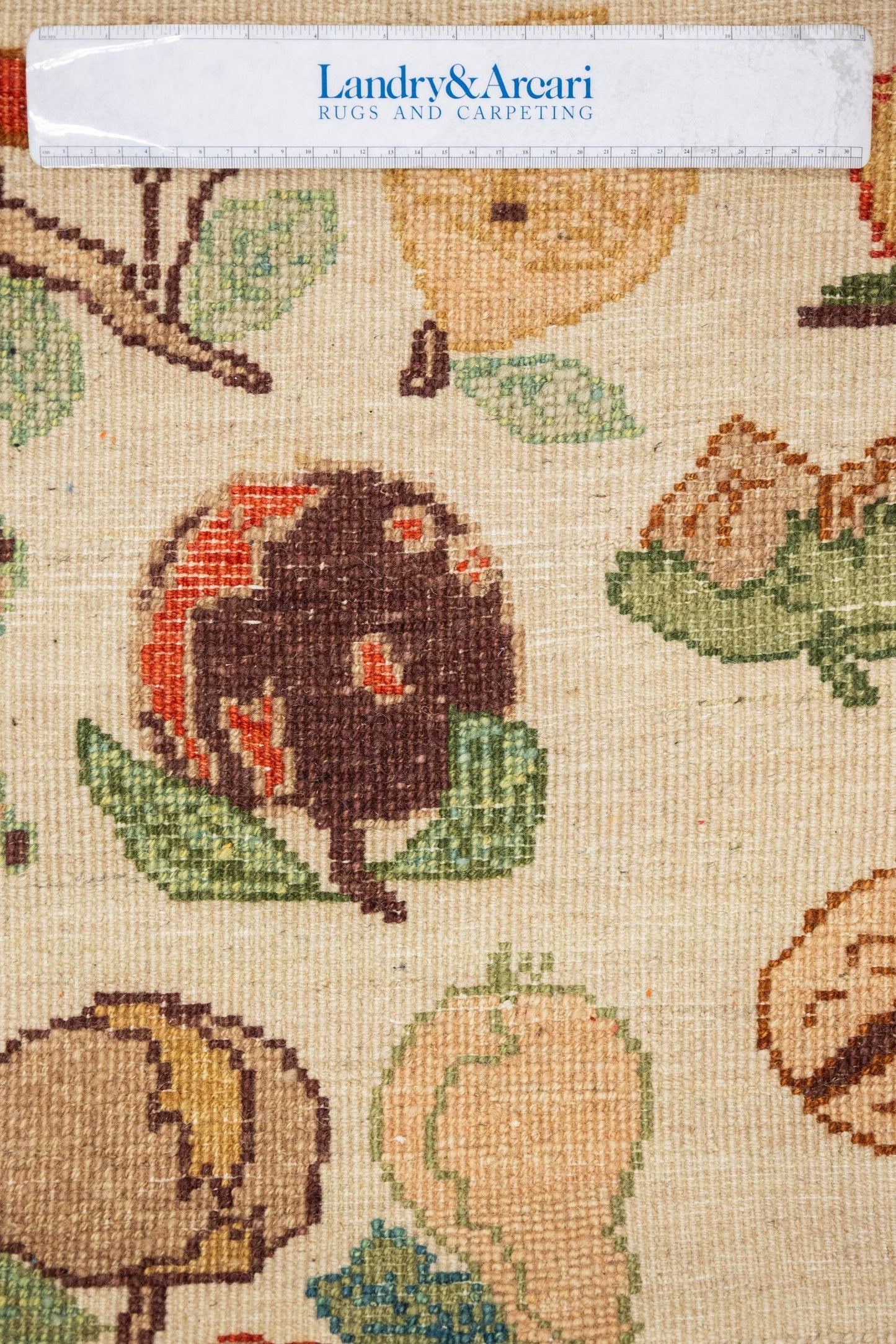 Fruitful Basket Handwoven Contemporary Rug, J88894