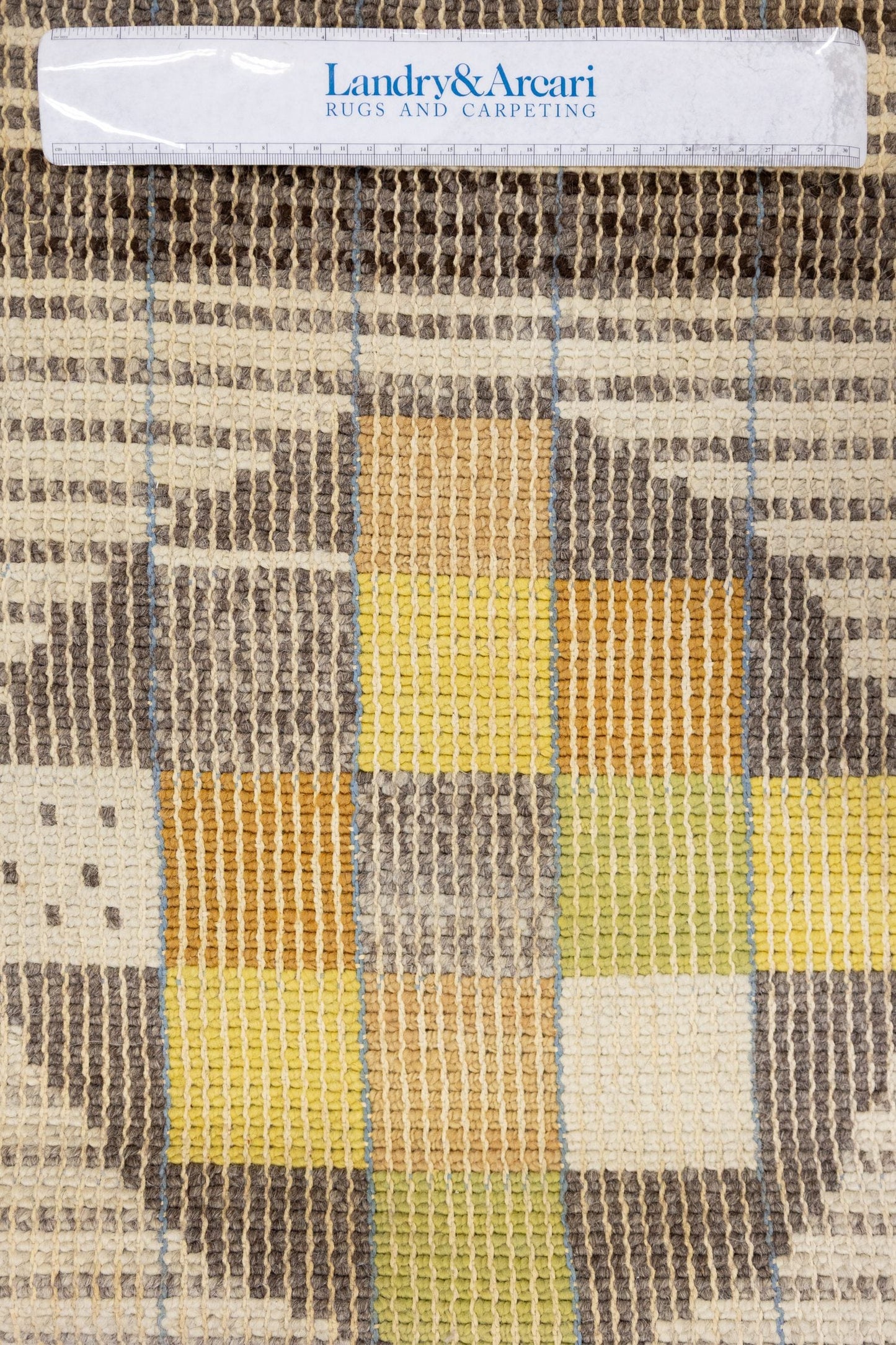Vintage Modernist Handwoven Contemporary Rug, J87331