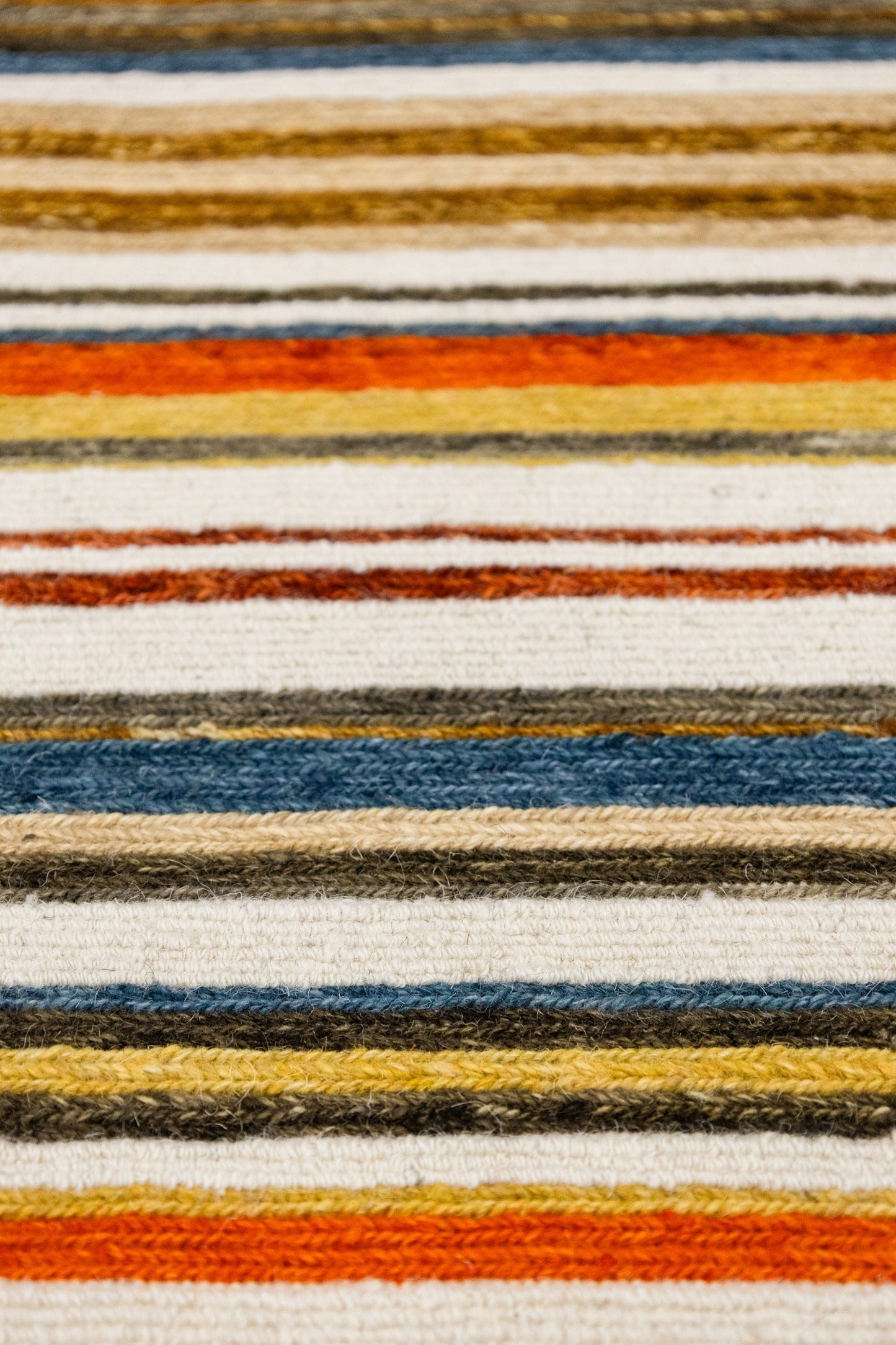 Stripe Soumak Handwoven Contemporary Rug