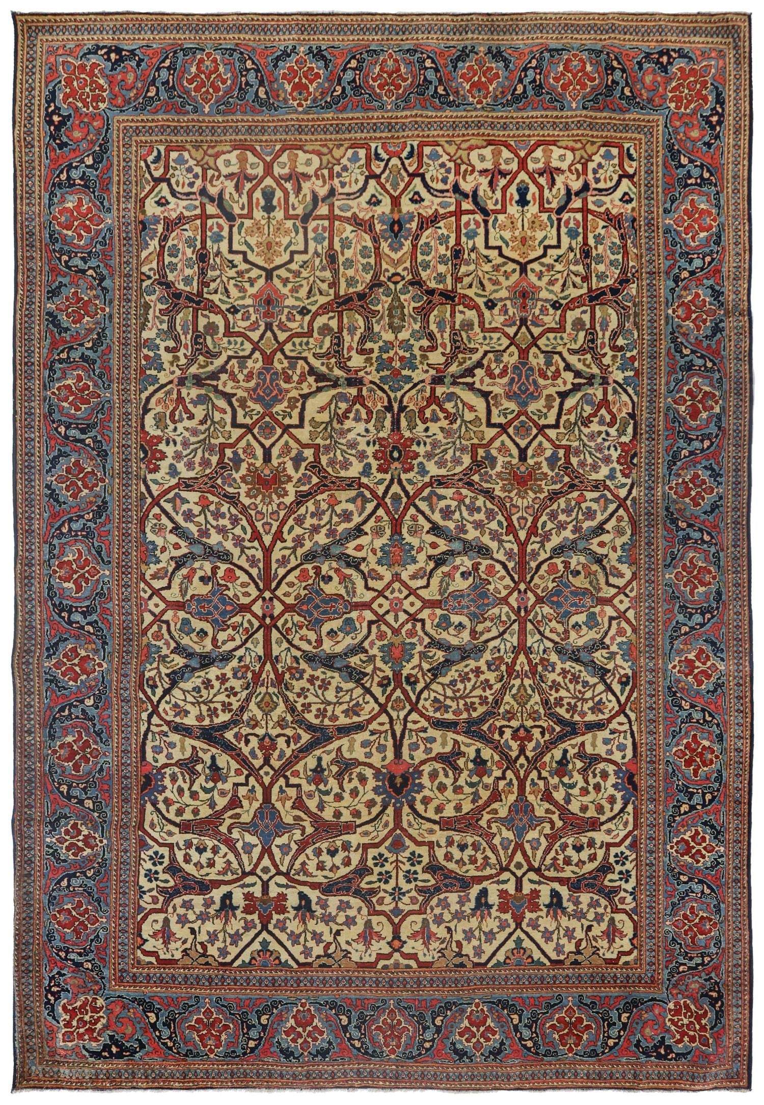 AntiqueHandwoven Traditional Rug