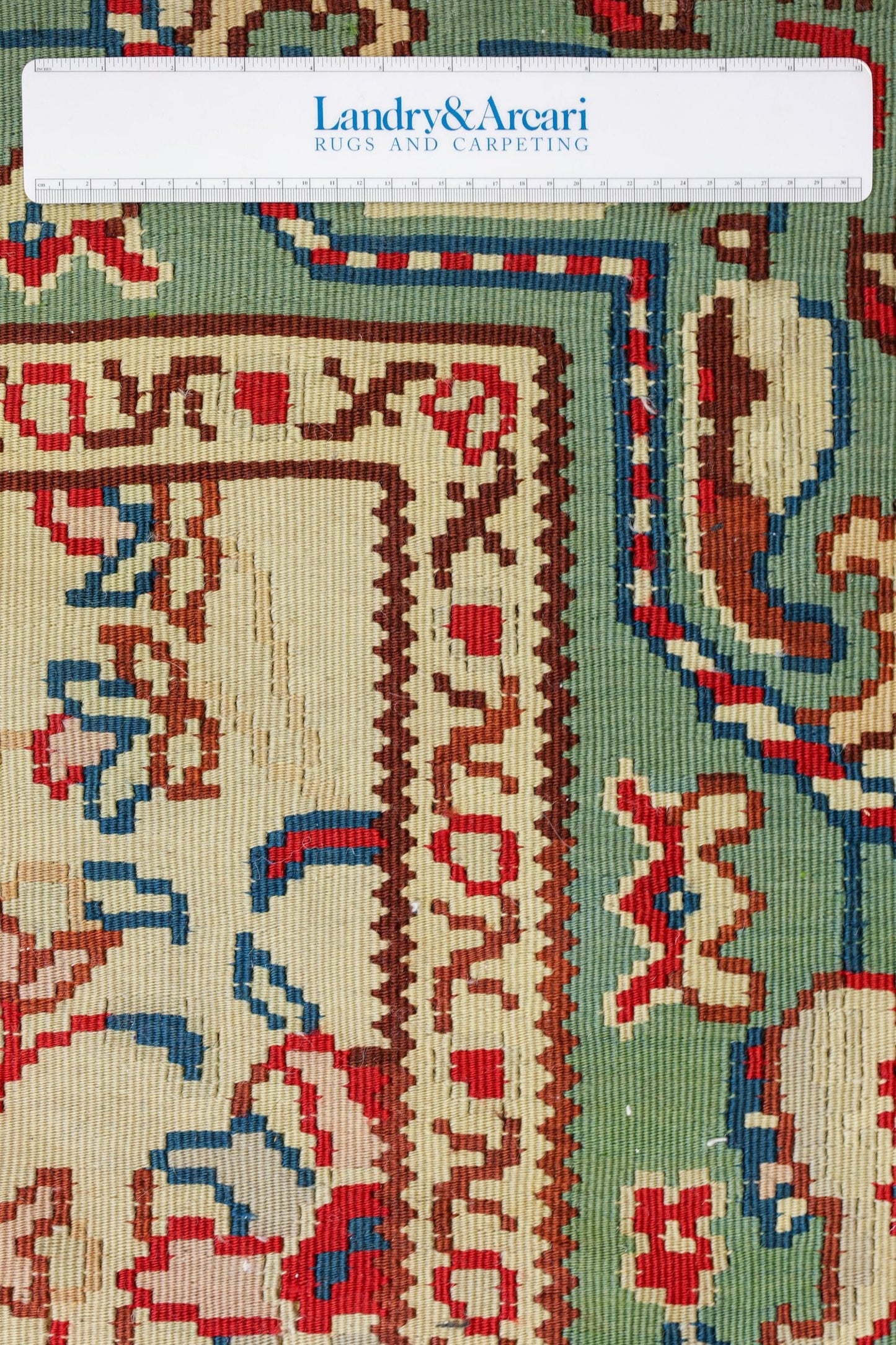 Vintage Bessarabian Handwoven Traditional Rug, J80444