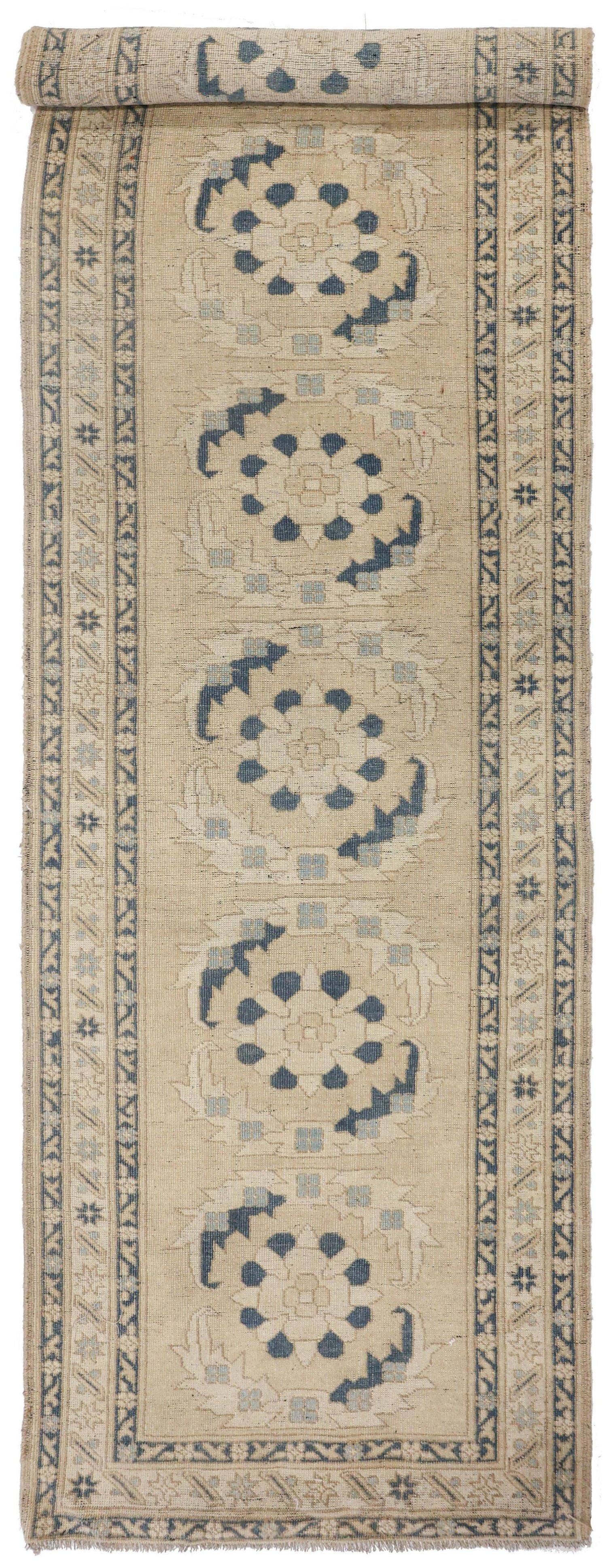 Vintage Herat Handwoven Traditional Rug