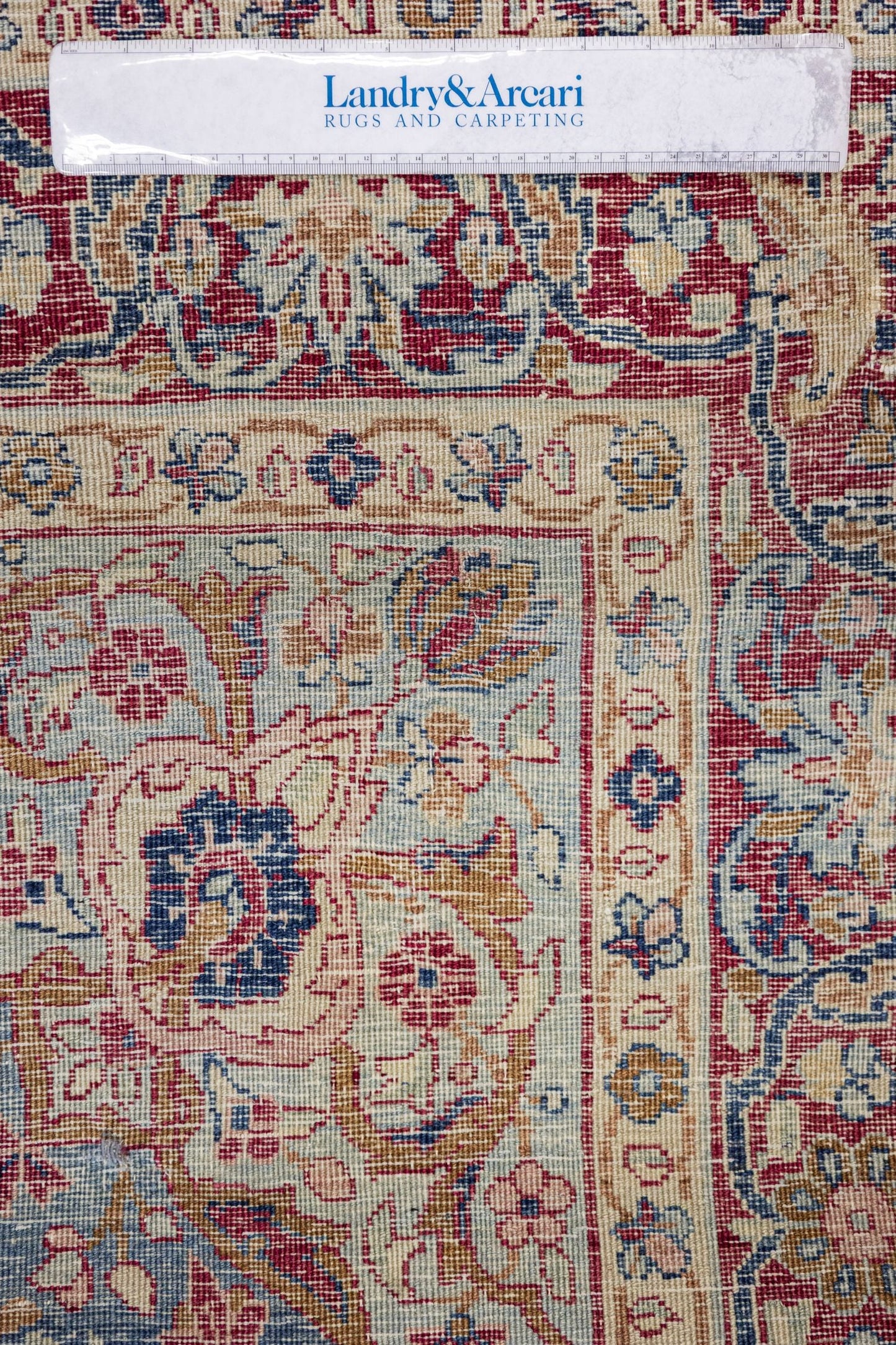 Vintage Hunting Mashad Handwoven Traditional Rug, J89144