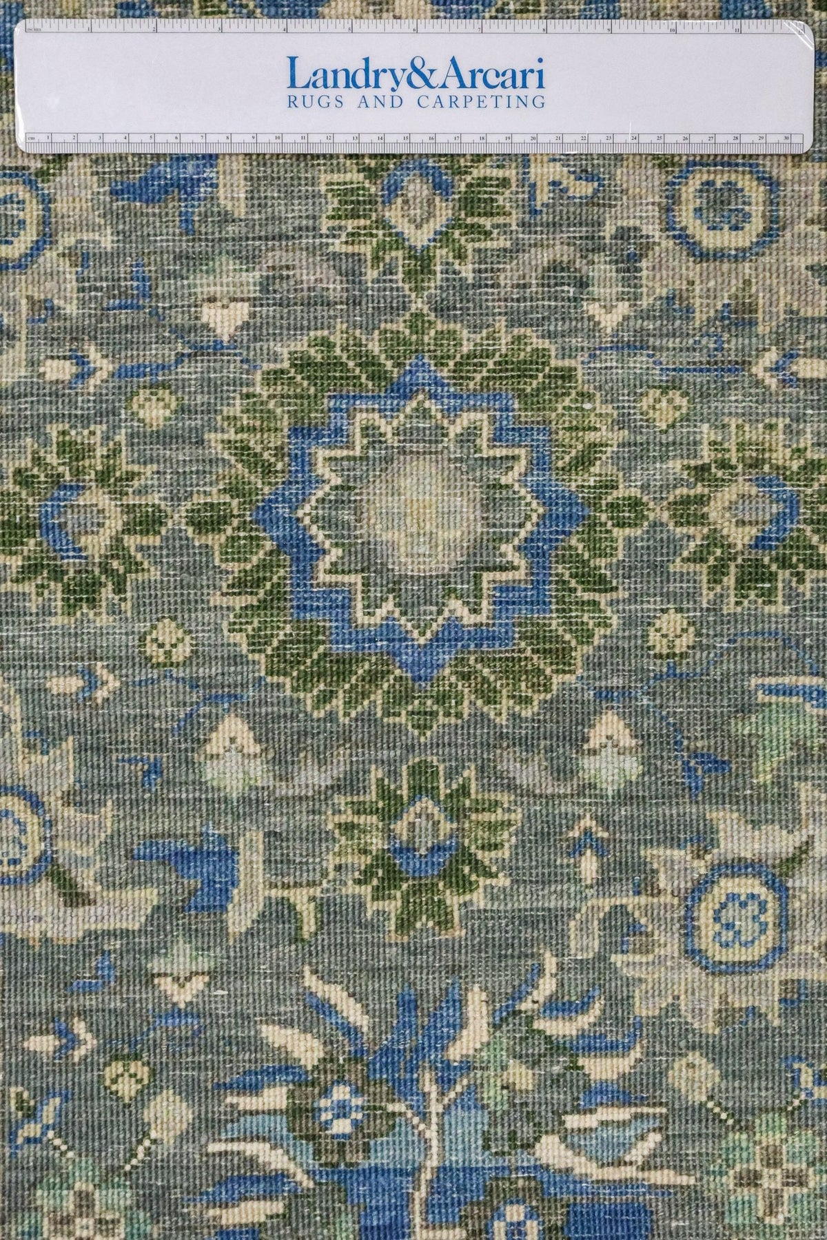 Oushak Medallion Handwoven Traditional Rug, J81397