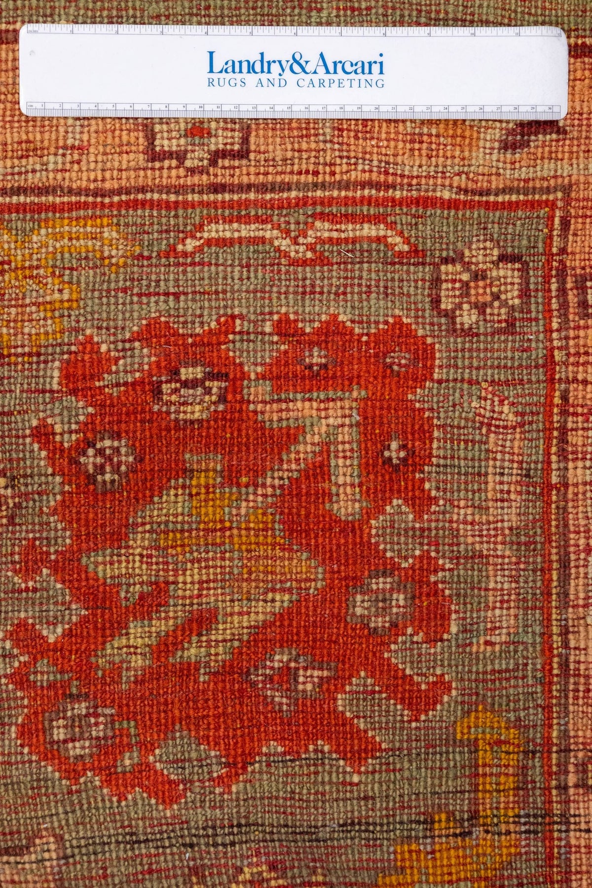 Vintage Oushak Handwoven Traditional Rug, T87962