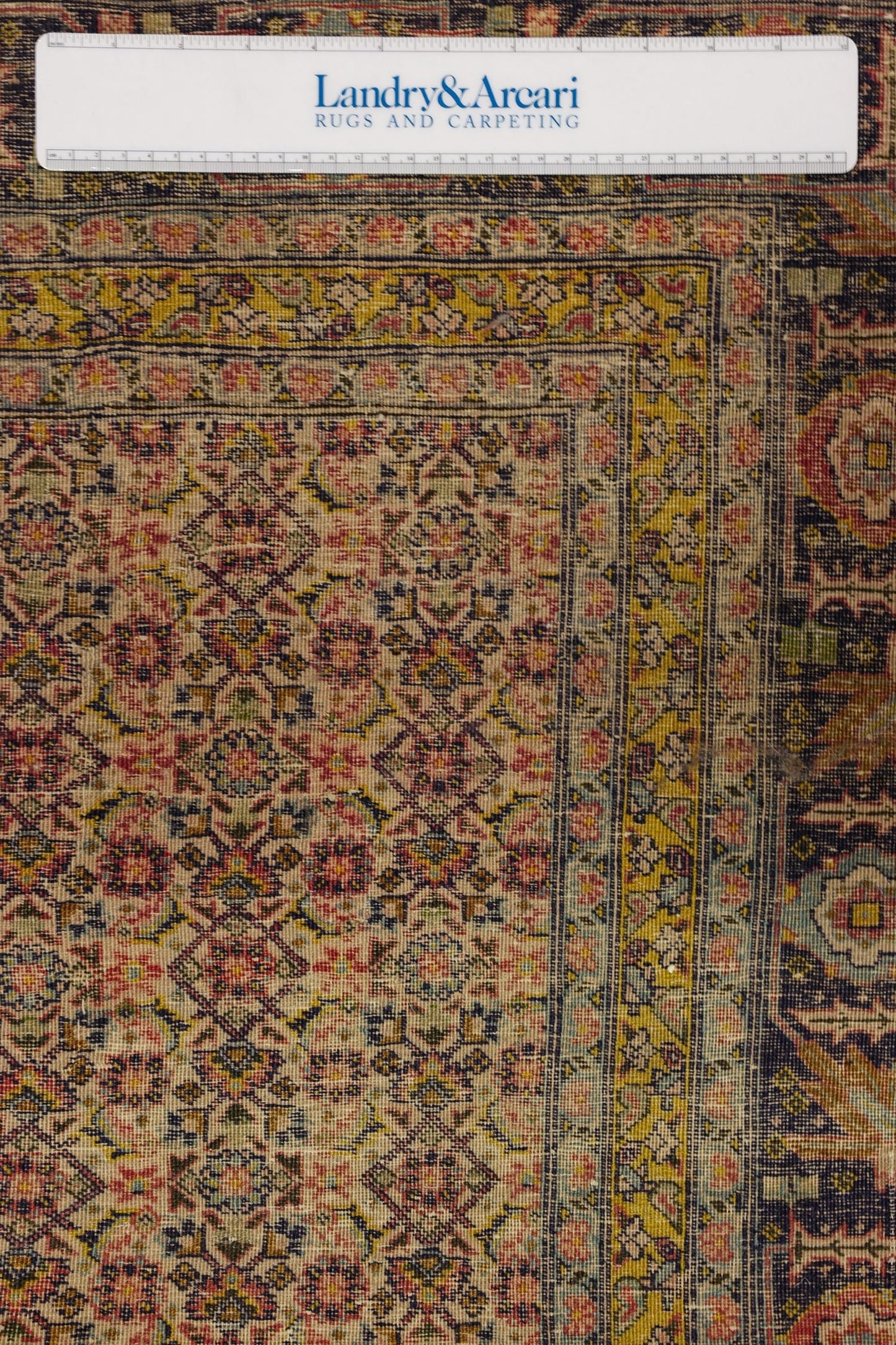 Antique Tabriz Handwoven Traditional Rug, J80941