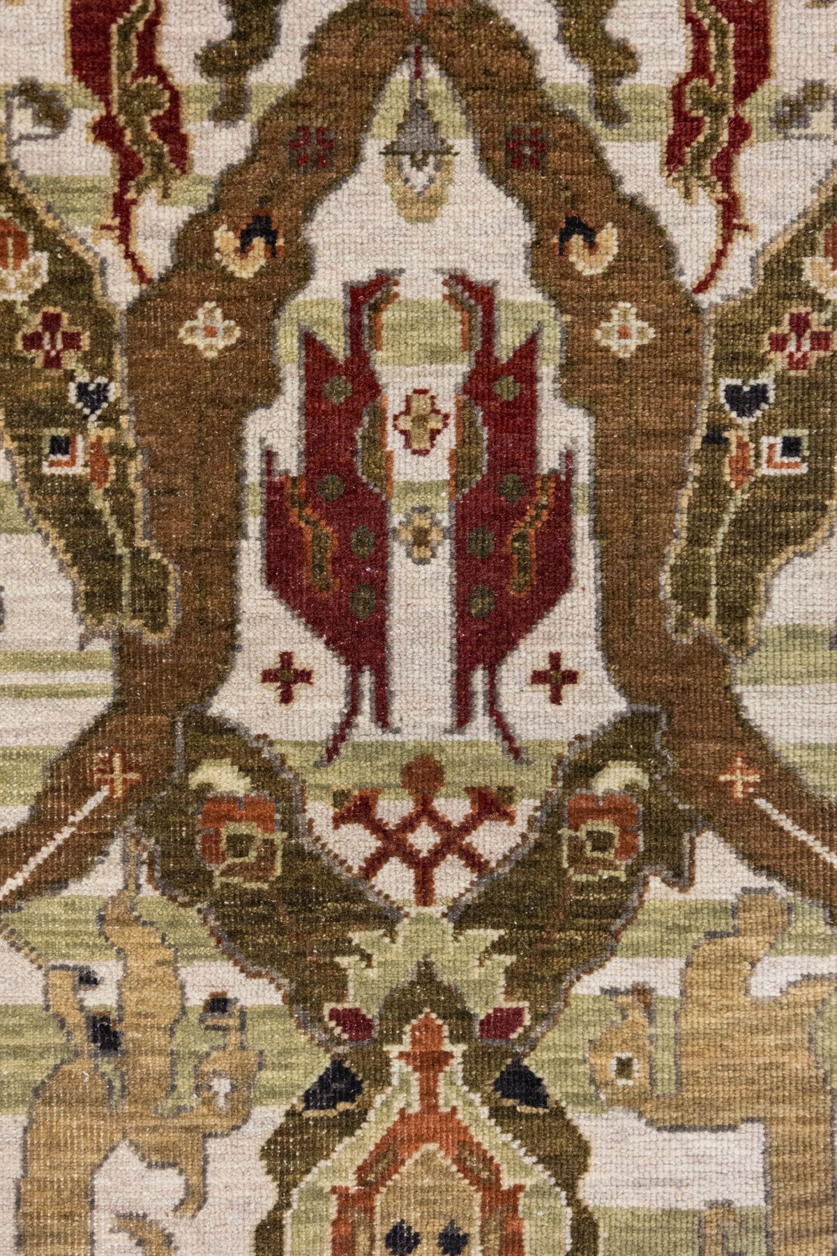 Armenian Dragon Handwoven Transitional Rug, J89836