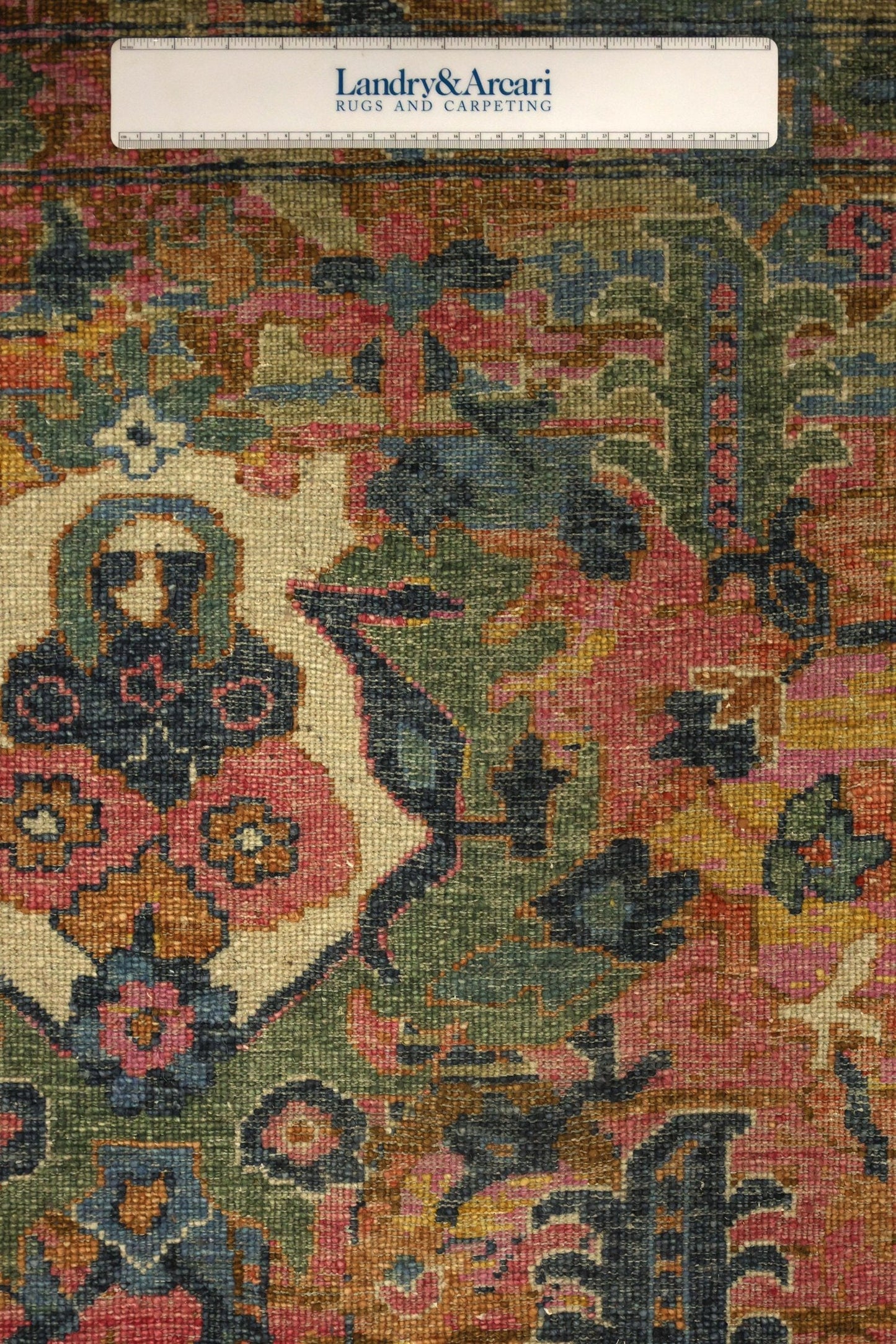 Erased Agra Handwoven Transitional Rug, J77102