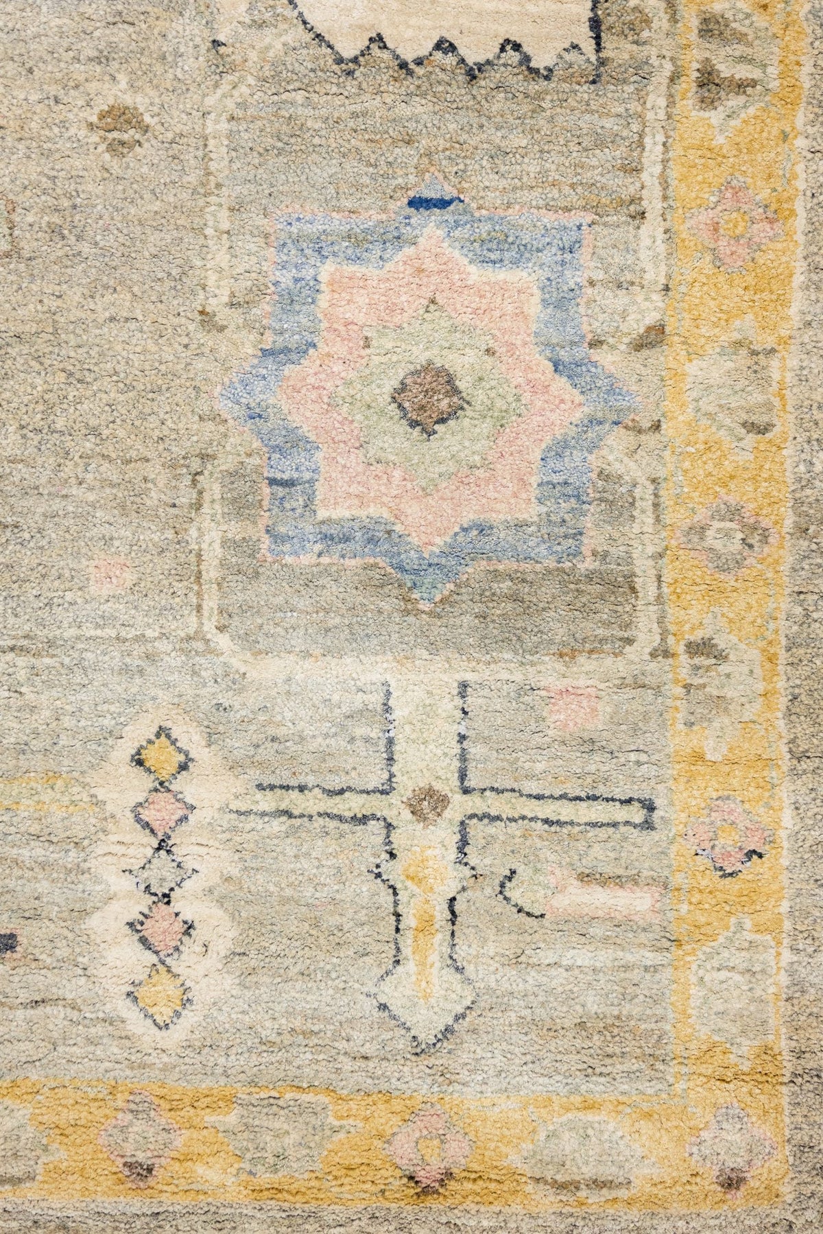 Oushak Handwoven Transitional Rug, J89841