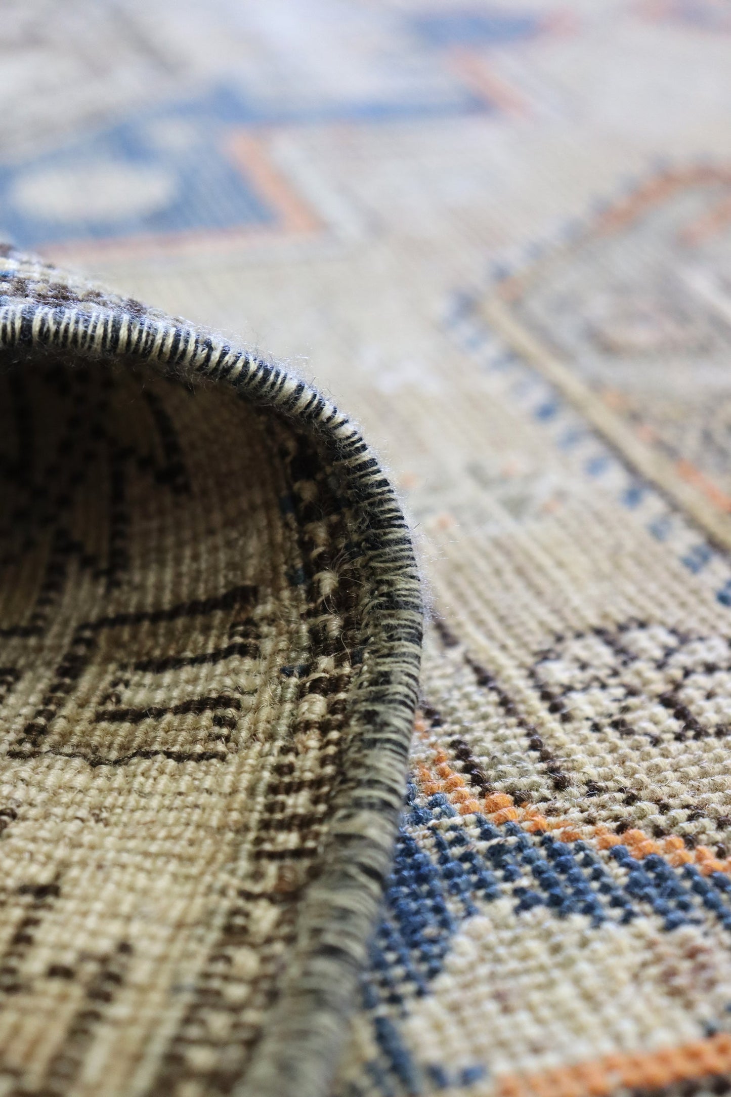 Vintage Shirvan Handwoven Transitional Rug, J66697