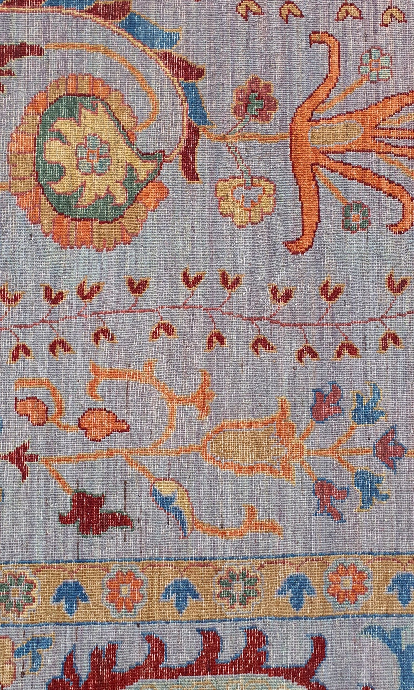 Suzani Handwoven Transitional Rug, J80216