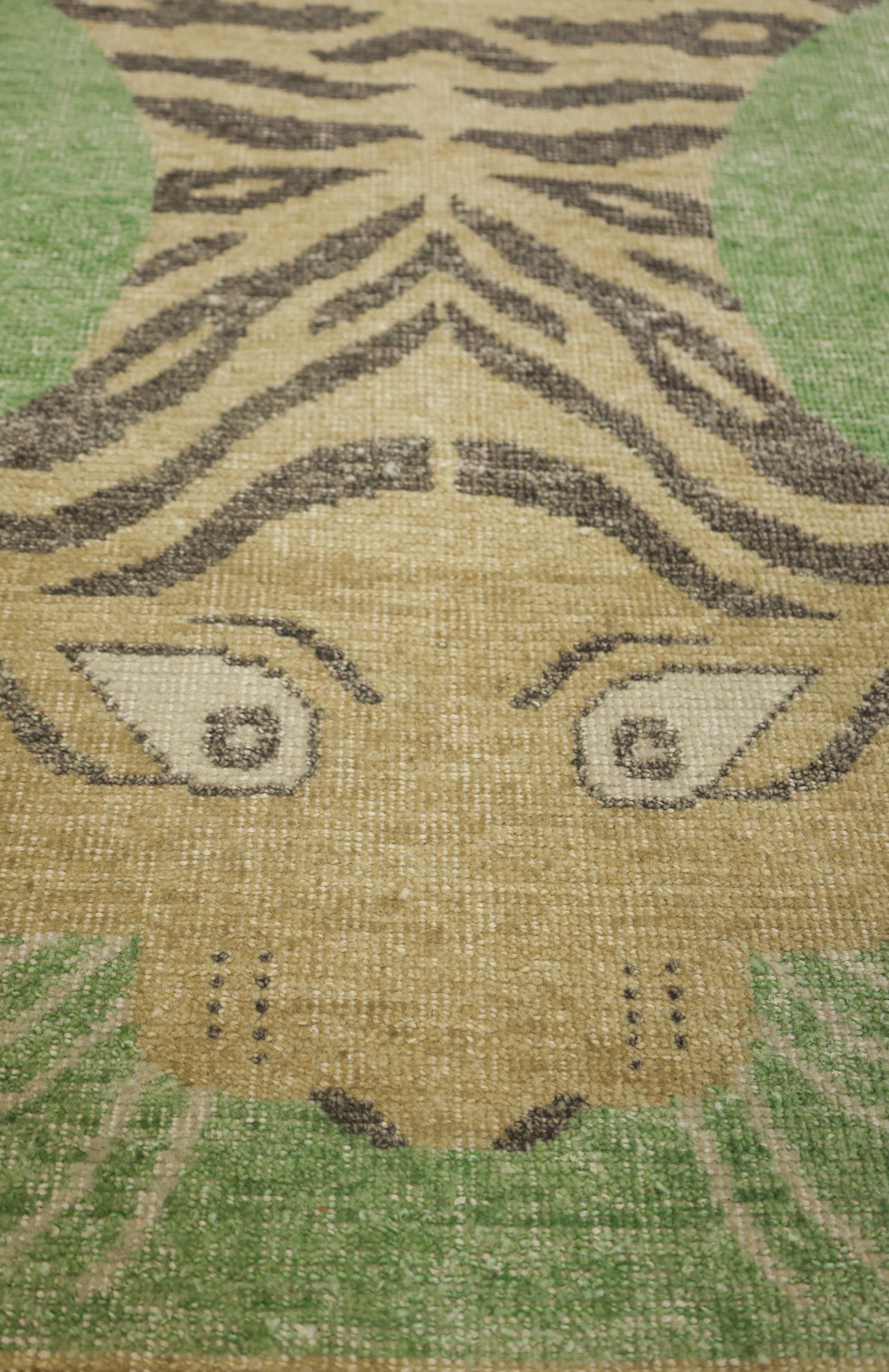 Tiger Style Handwoven Transitional Rug, J72992