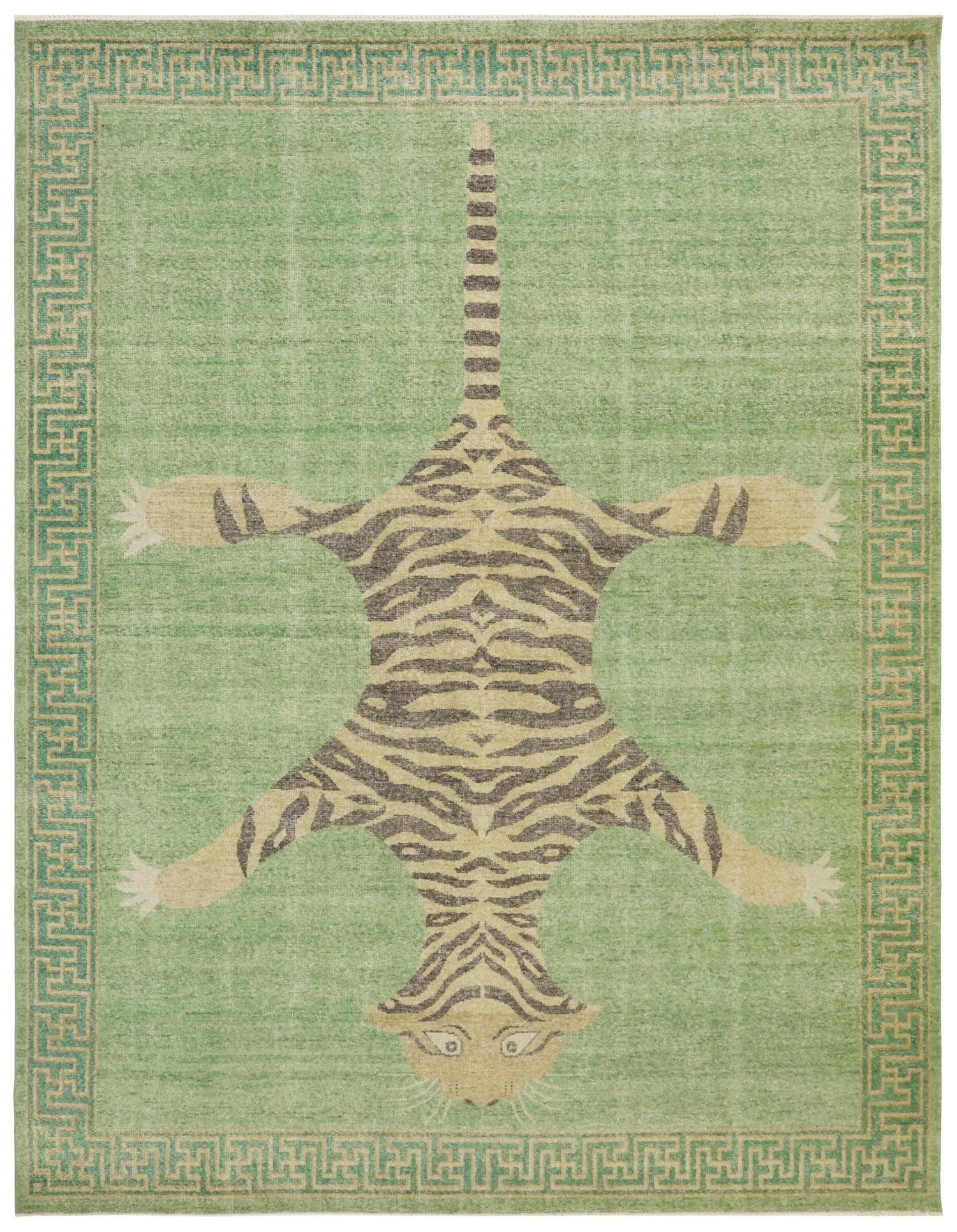 Tiger Style Handwoven Transitional Rug