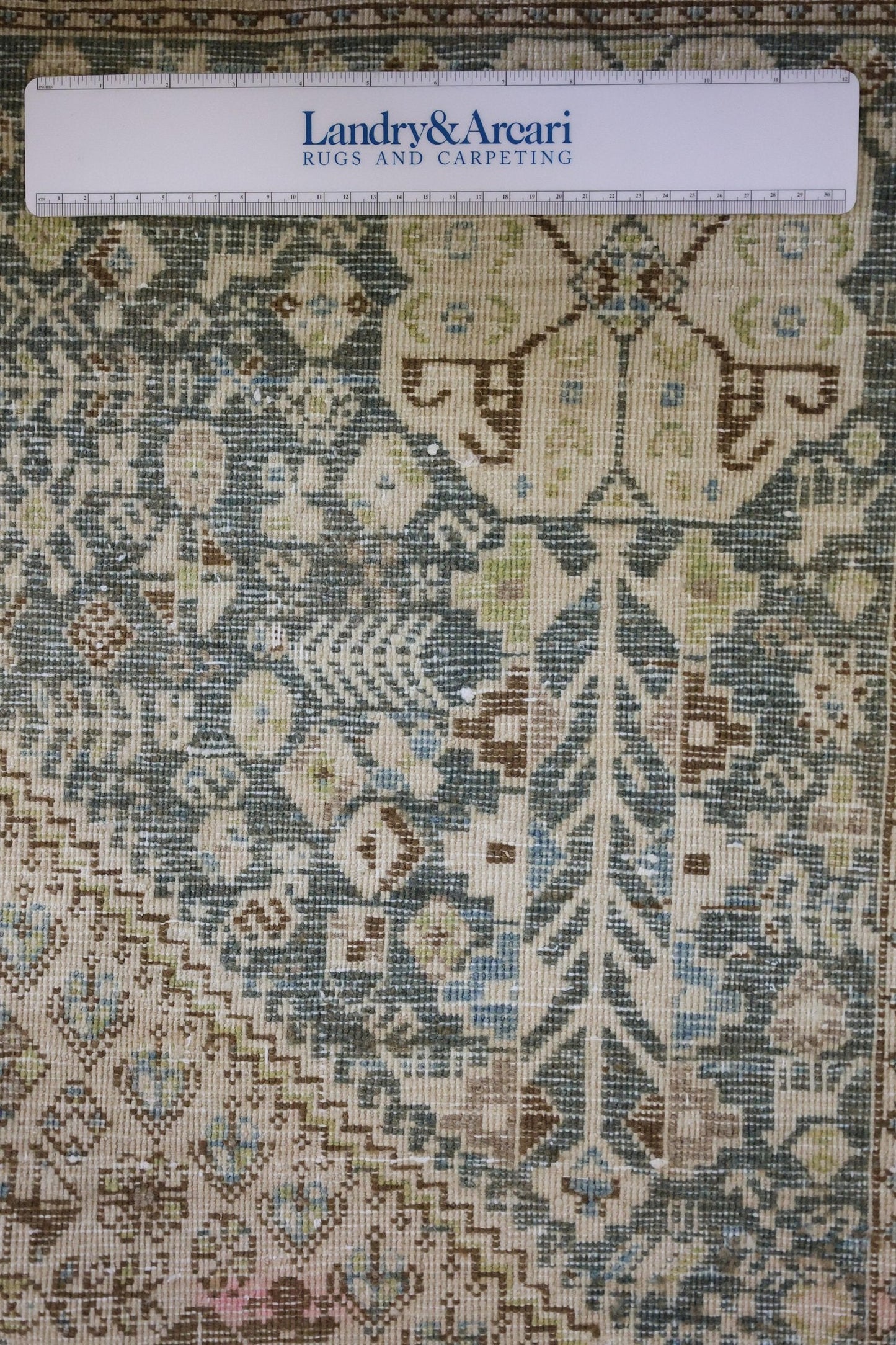 Vintage Abadeh Handwoven Tribal Rug, J68362