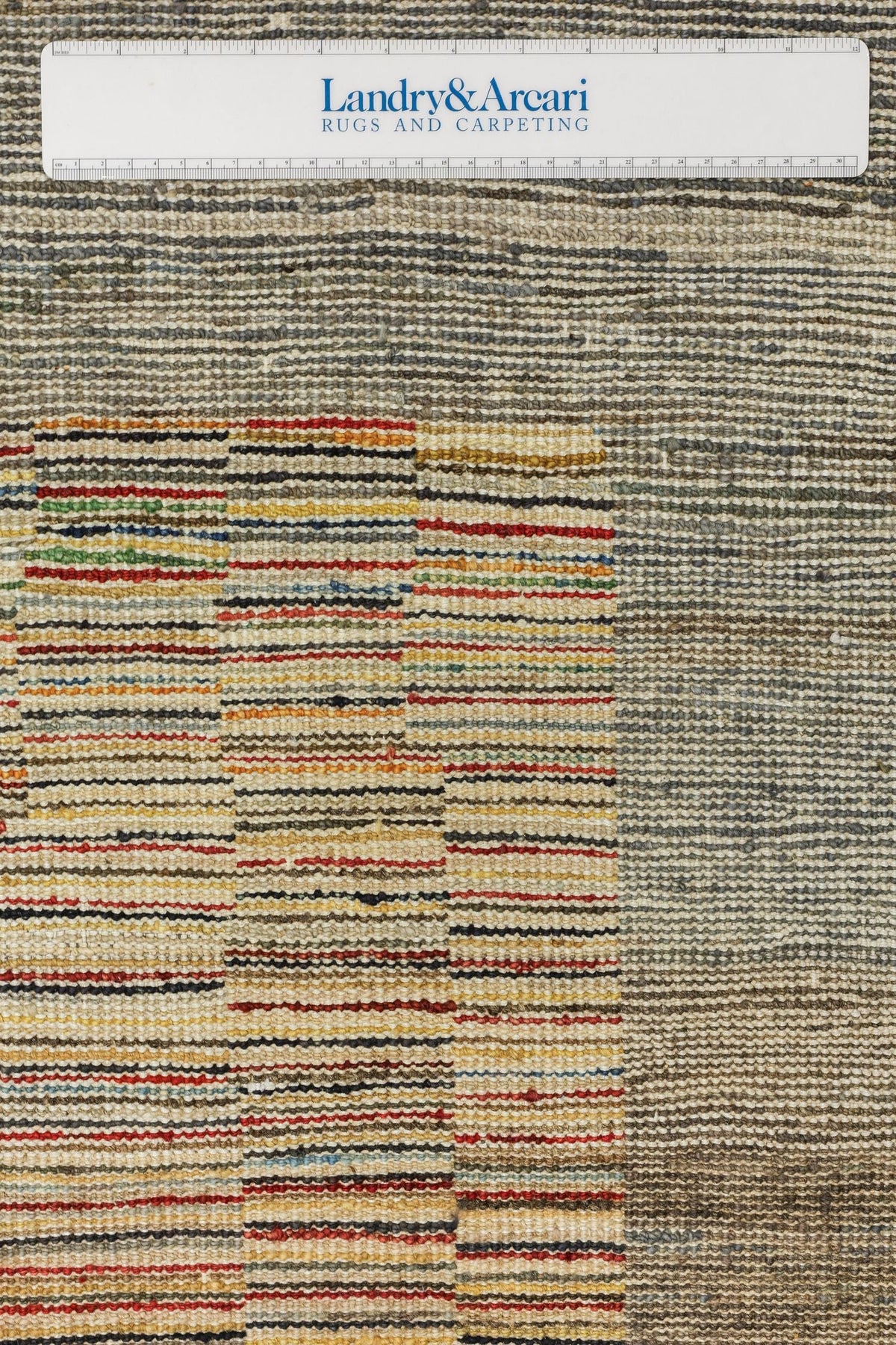 Abrash Handwoven Tribal Rug, J79575