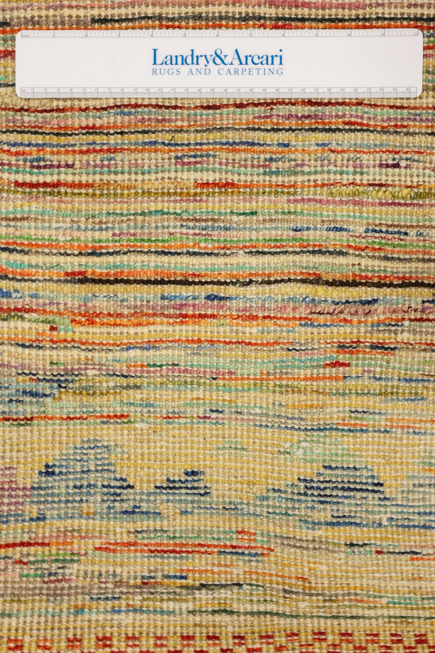 Abrash Handwoven Tribal Rug, J79592