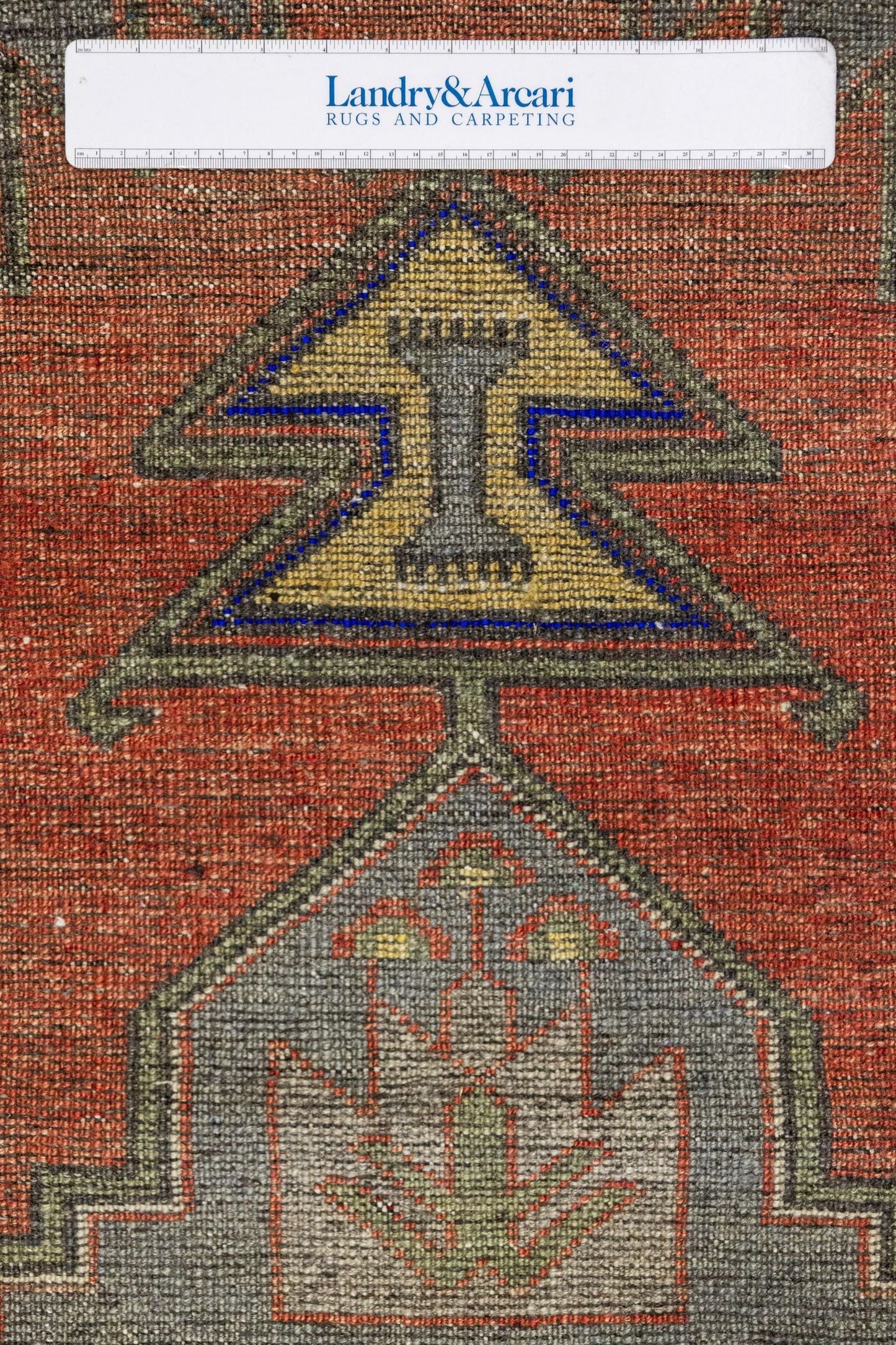 Vintage Anatolian Handwoven Tribal Rug, J87995