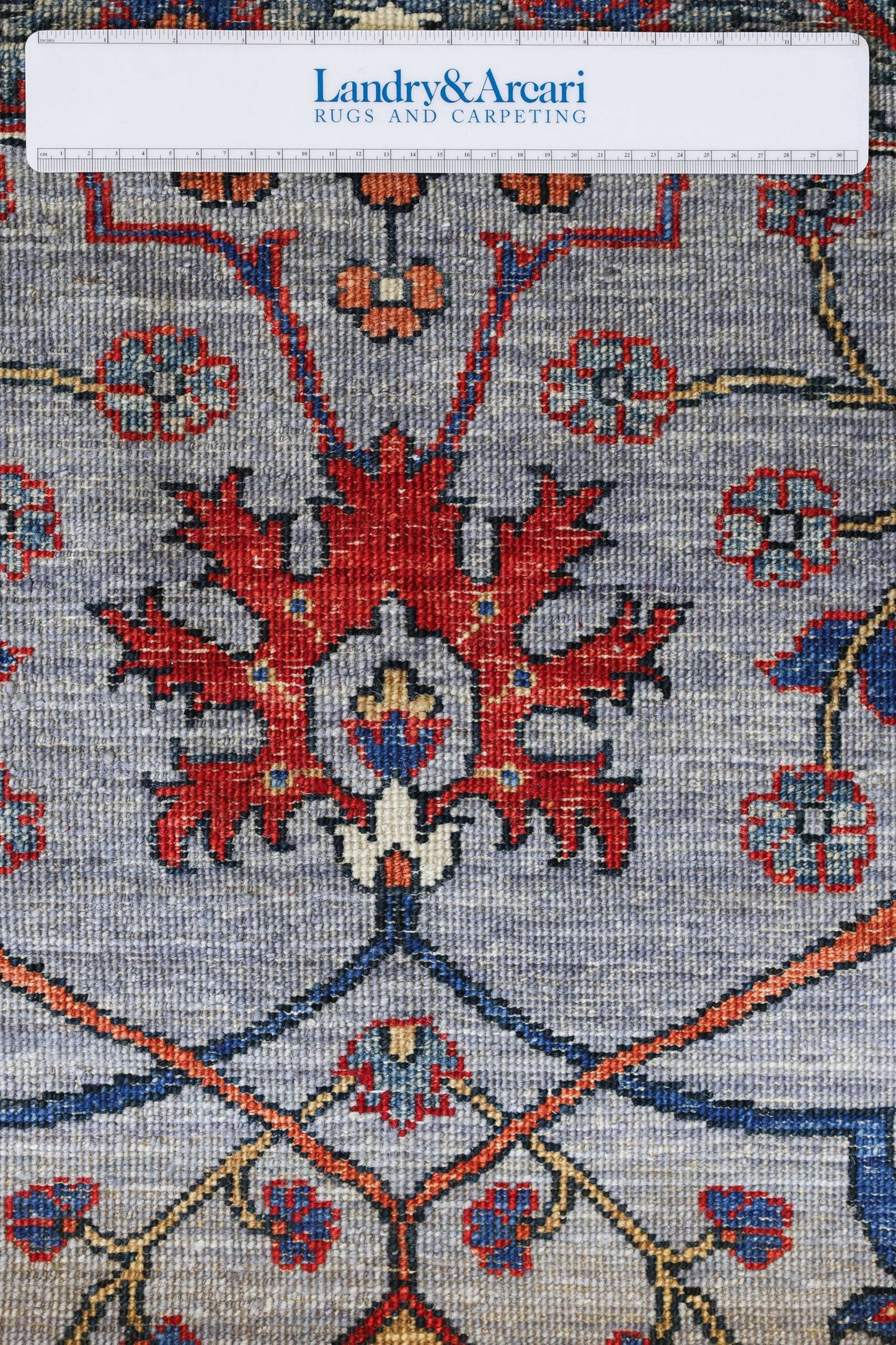 Arabesque Bijar Handwoven Tribal Rug, J79856