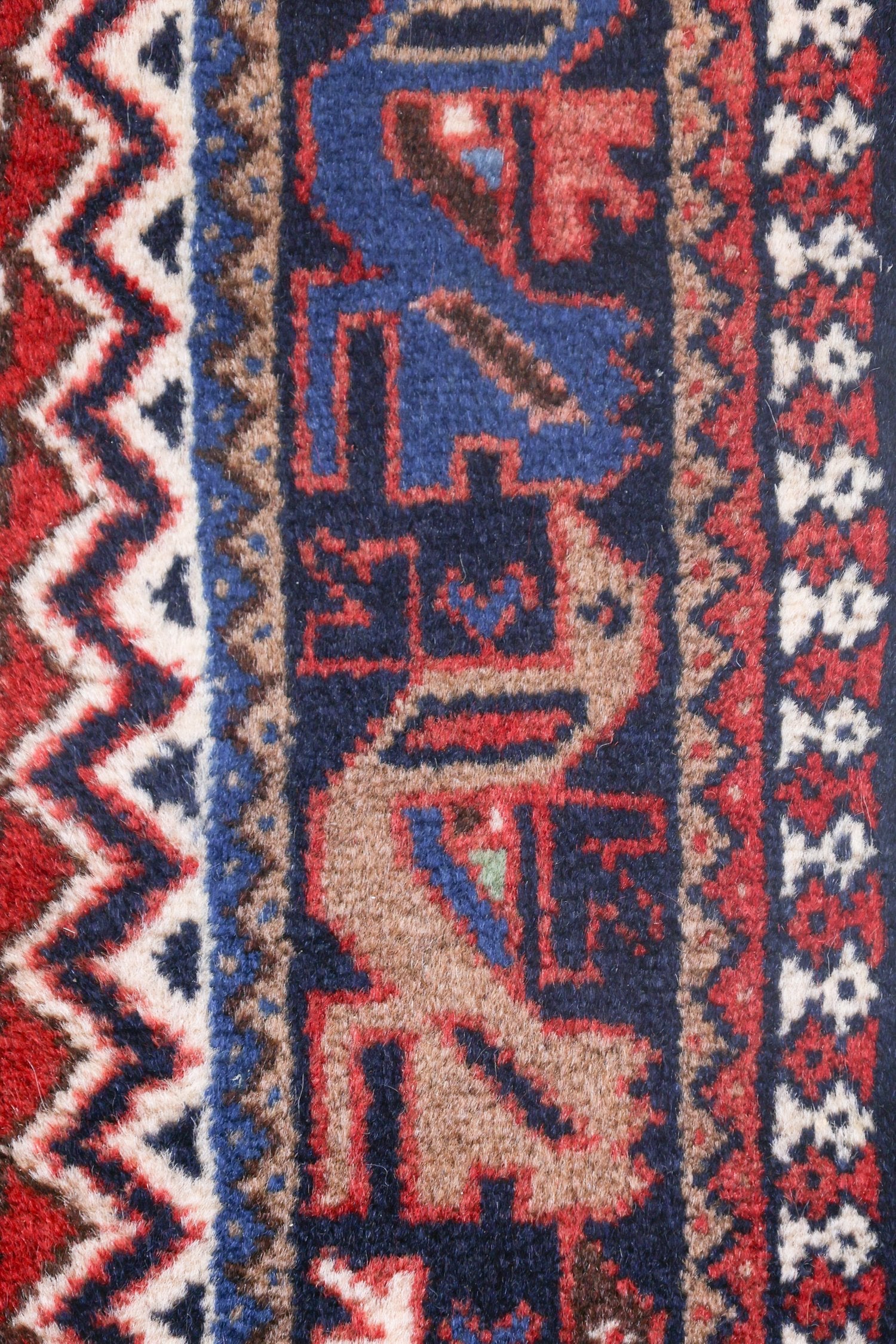 Vintage Ardabil Handwoven Tribal Rug, J72406