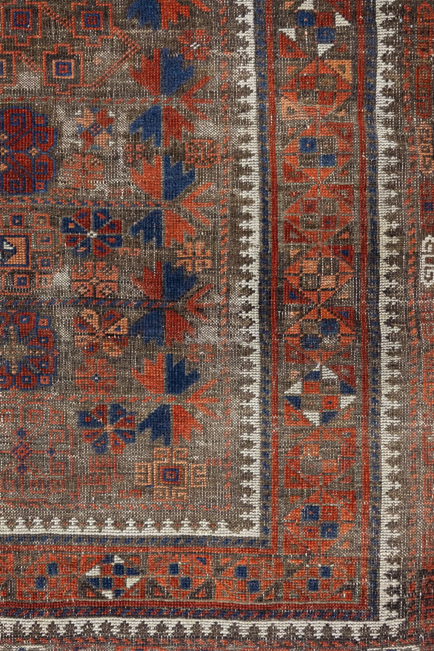 Vintage Baluch Handwoven Tribal Rug, J88217