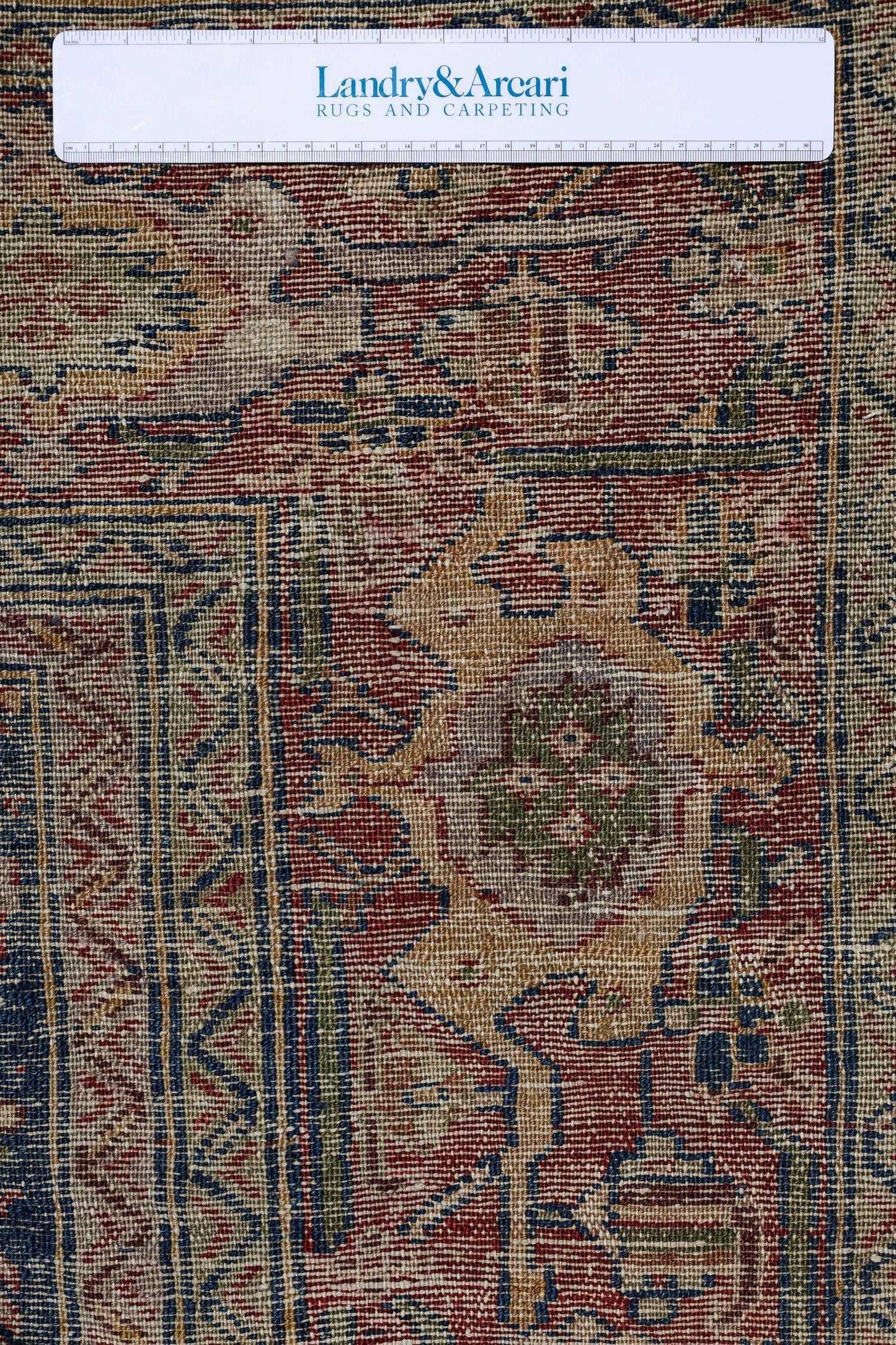 Vintage Bibikabad Handwoven Tribal Rug, J78888