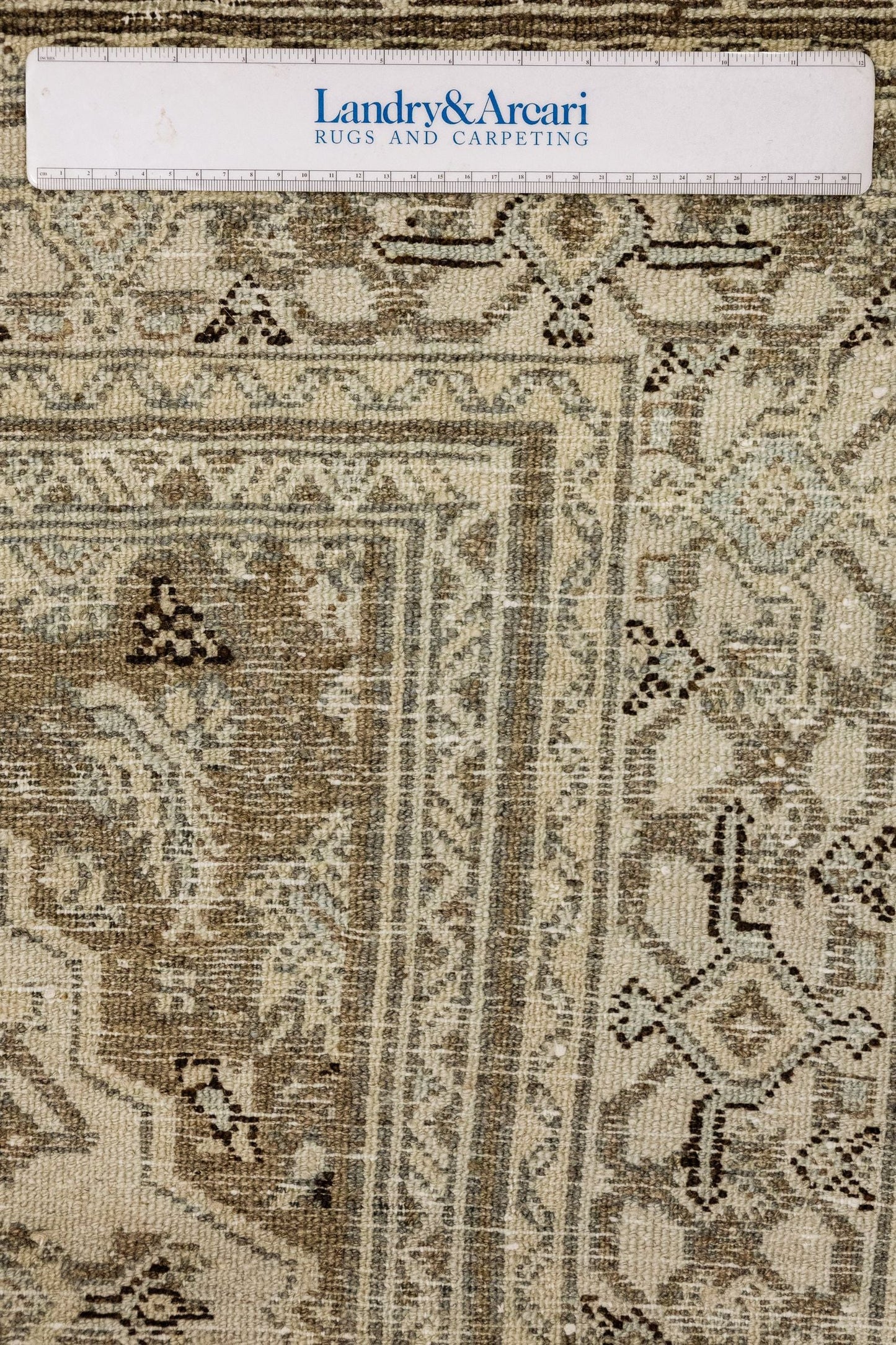 Vintage Bibikabad Handwoven Tribal Rug, J86557