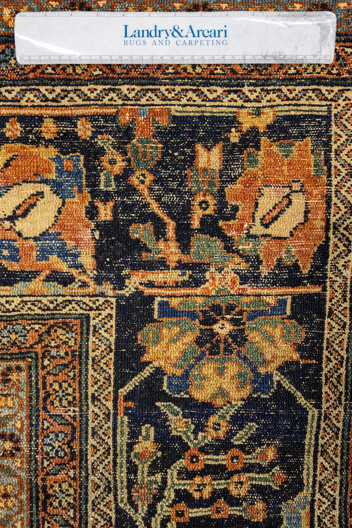 Antique Bibikabad Handwoven Tribal Rug, J89152