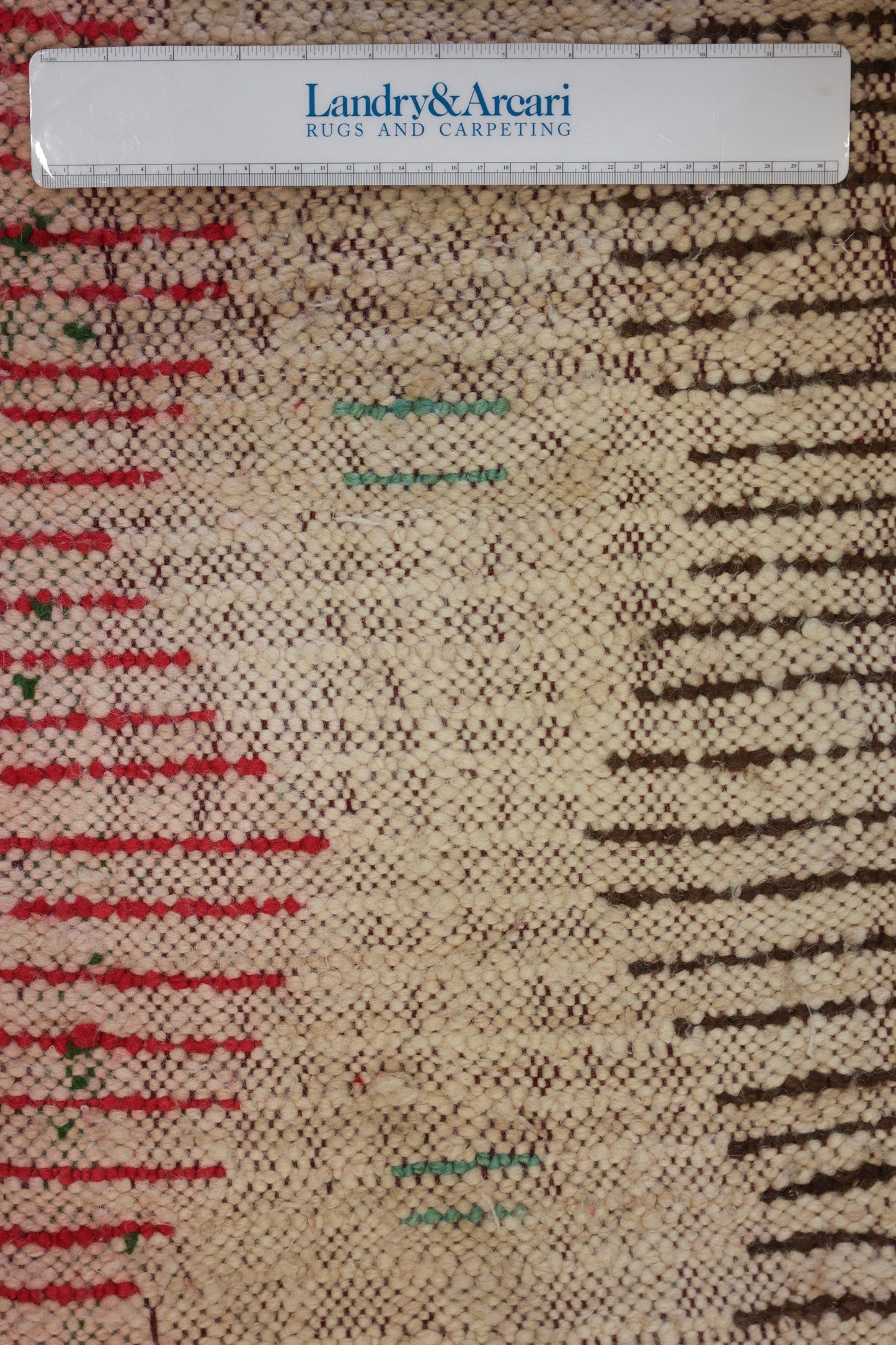 Vintage Boucherouite Handwoven Tribal Rug, J71887