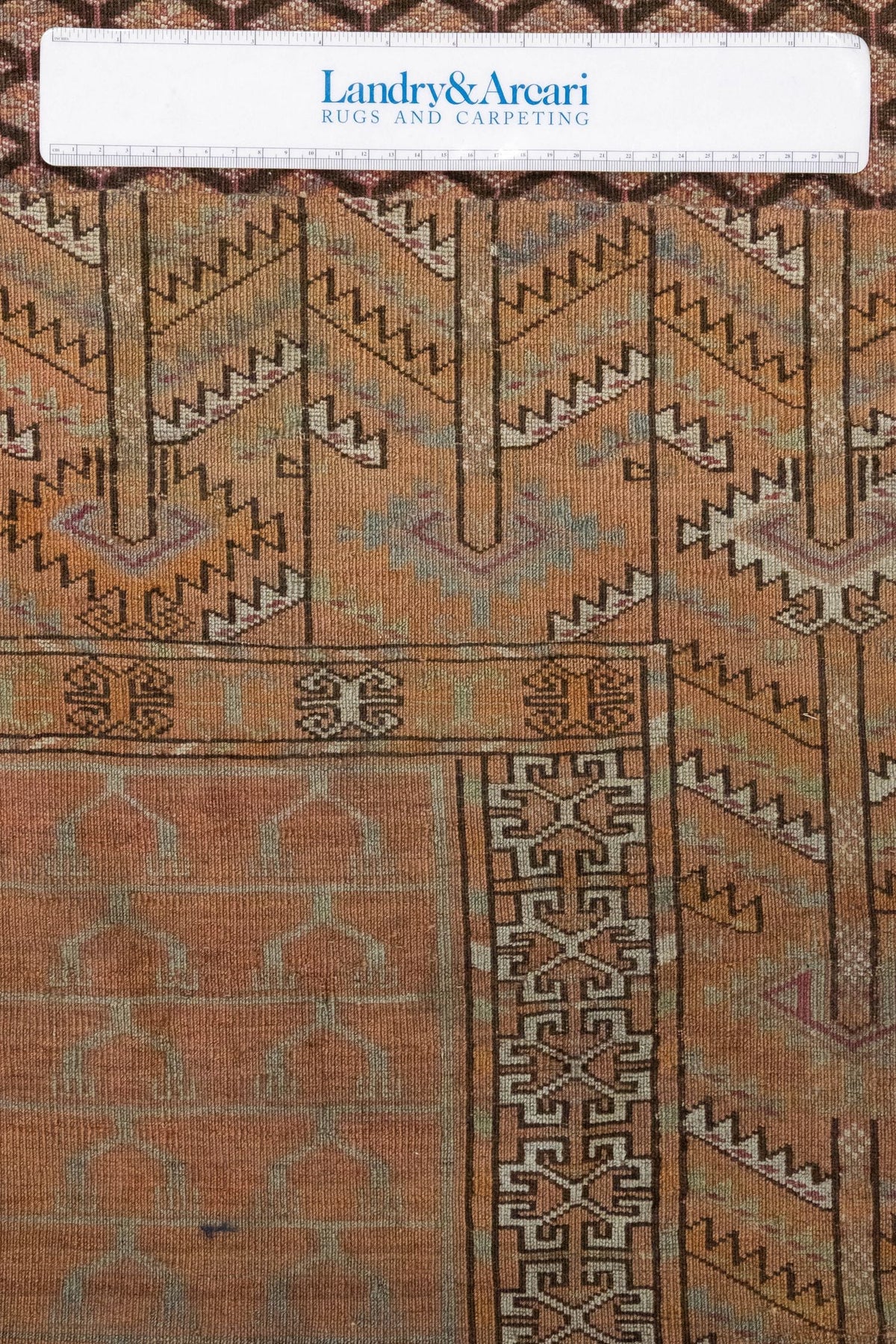 Vintage Ersari Handwoven Tribal Rug, J86259