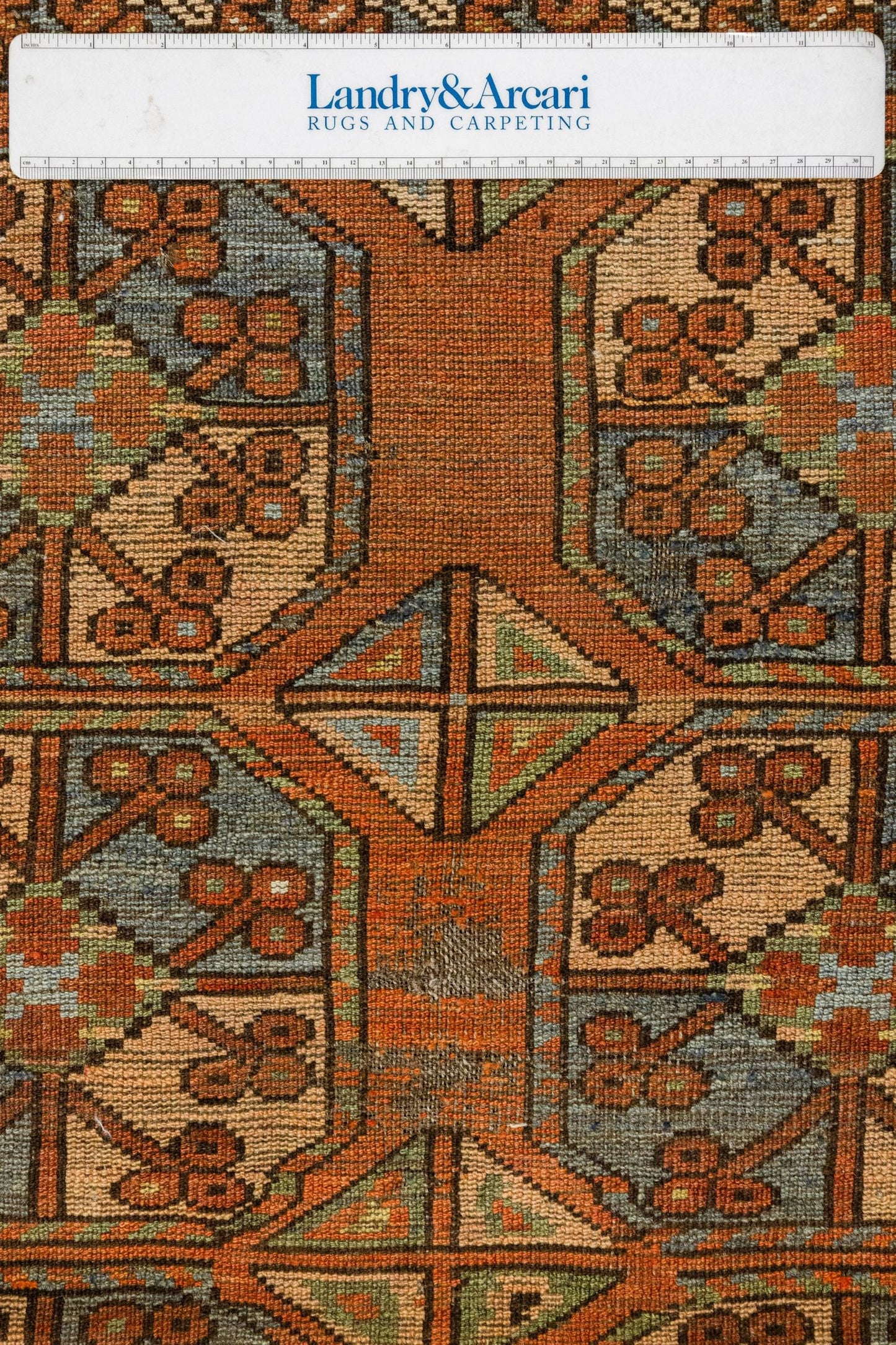 Vintage Ersari Handwoven Tribal Rug, J86538