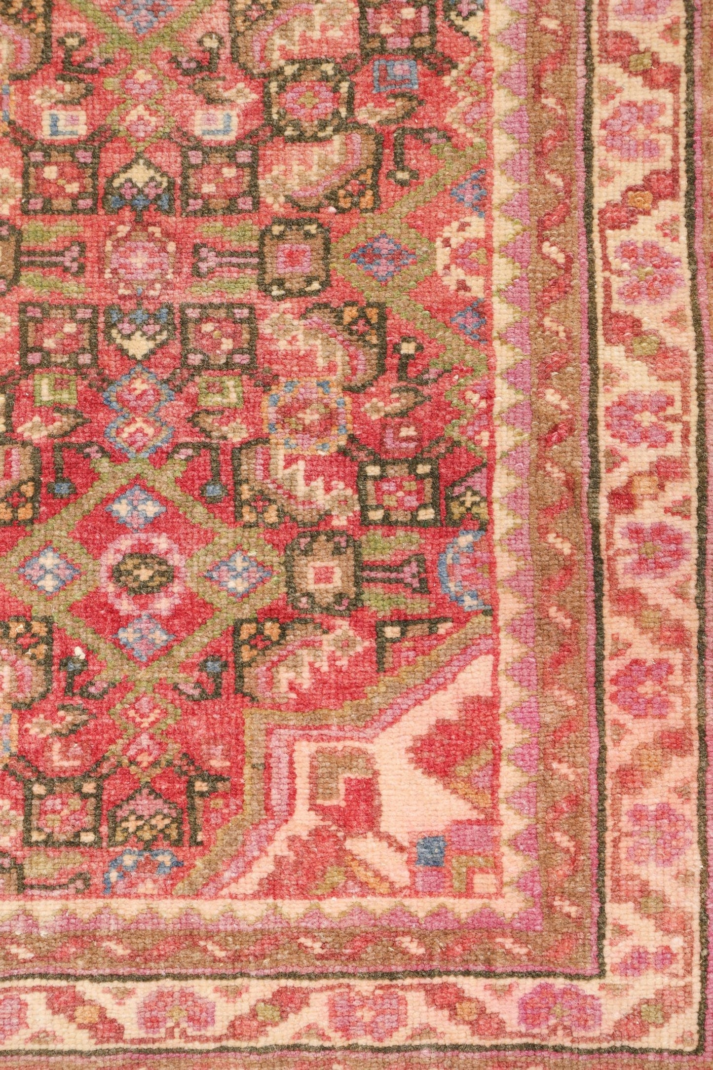 Vintage Hamadan Handwoven Tribal Rug, J72719