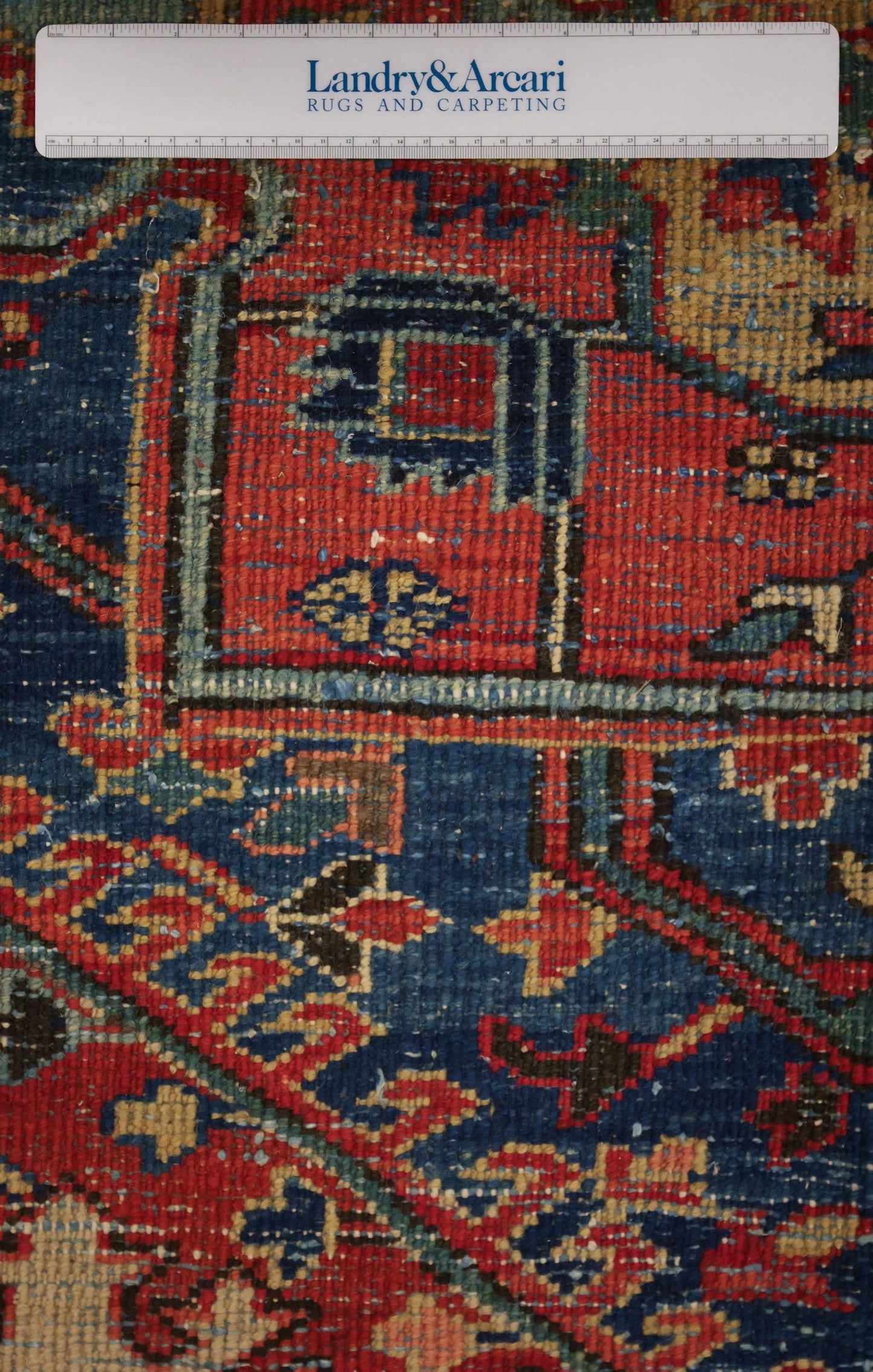 Vintage Heriz Handwoven Tribal Rug, J70473