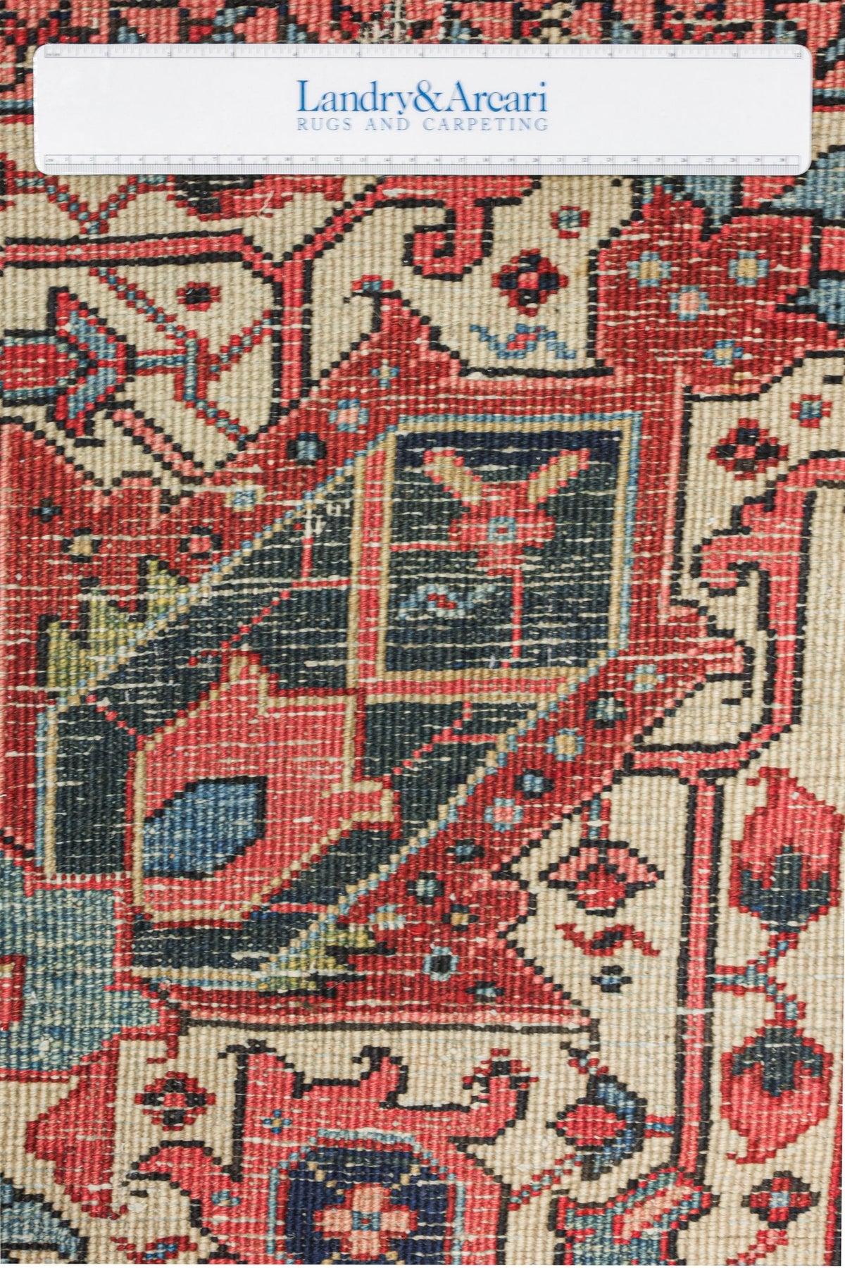 Antique Heriz Handwoven Tribal Rug, J76715