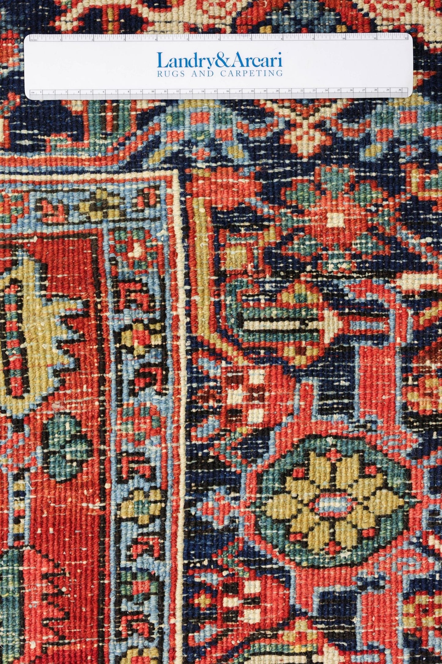 Vintage Heriz Handwoven Tribal Rug, J78975