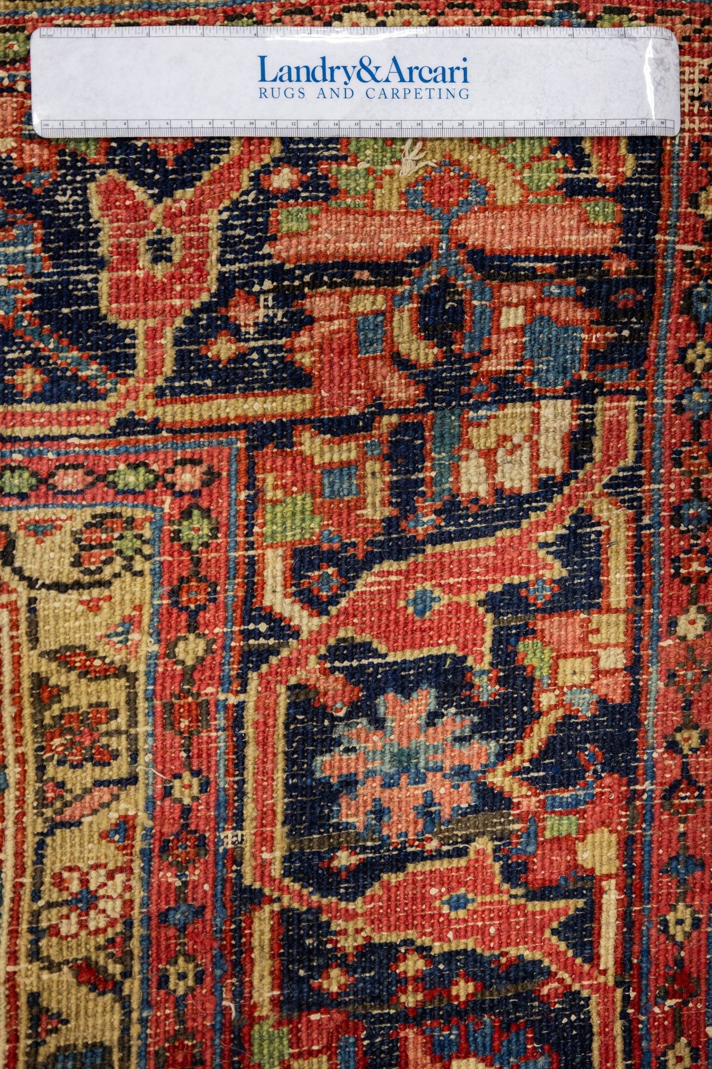 Antique Heriz Handwoven Tribal Rug, J87229