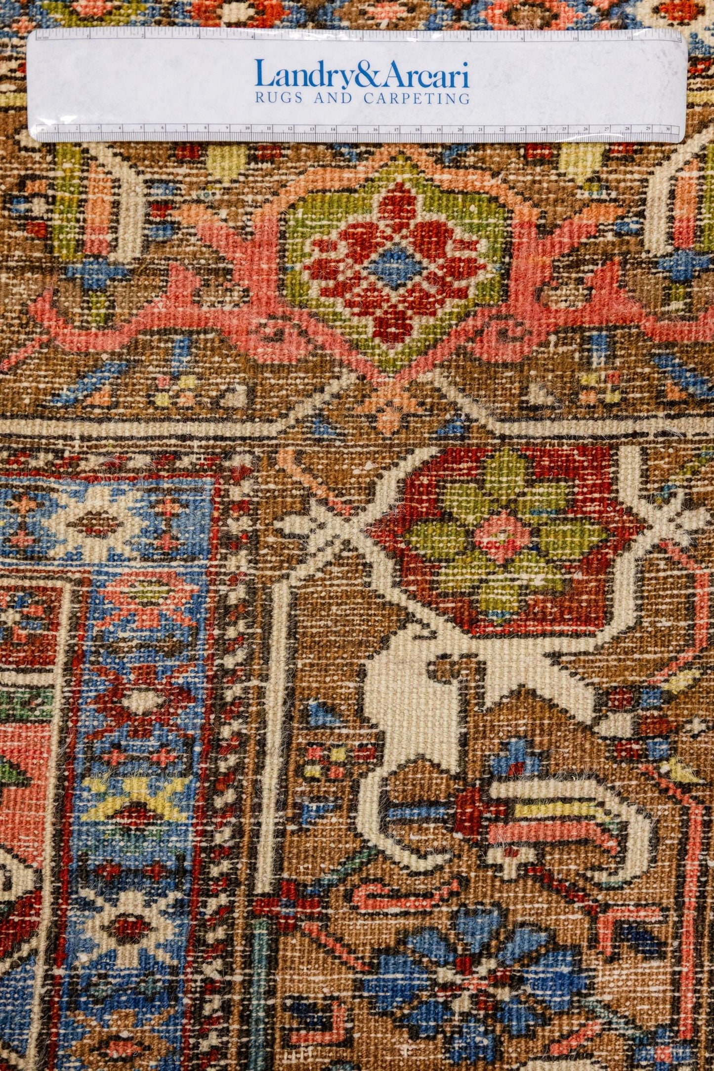 Antique Heriz Handwoven Tribal Rug, J88683
