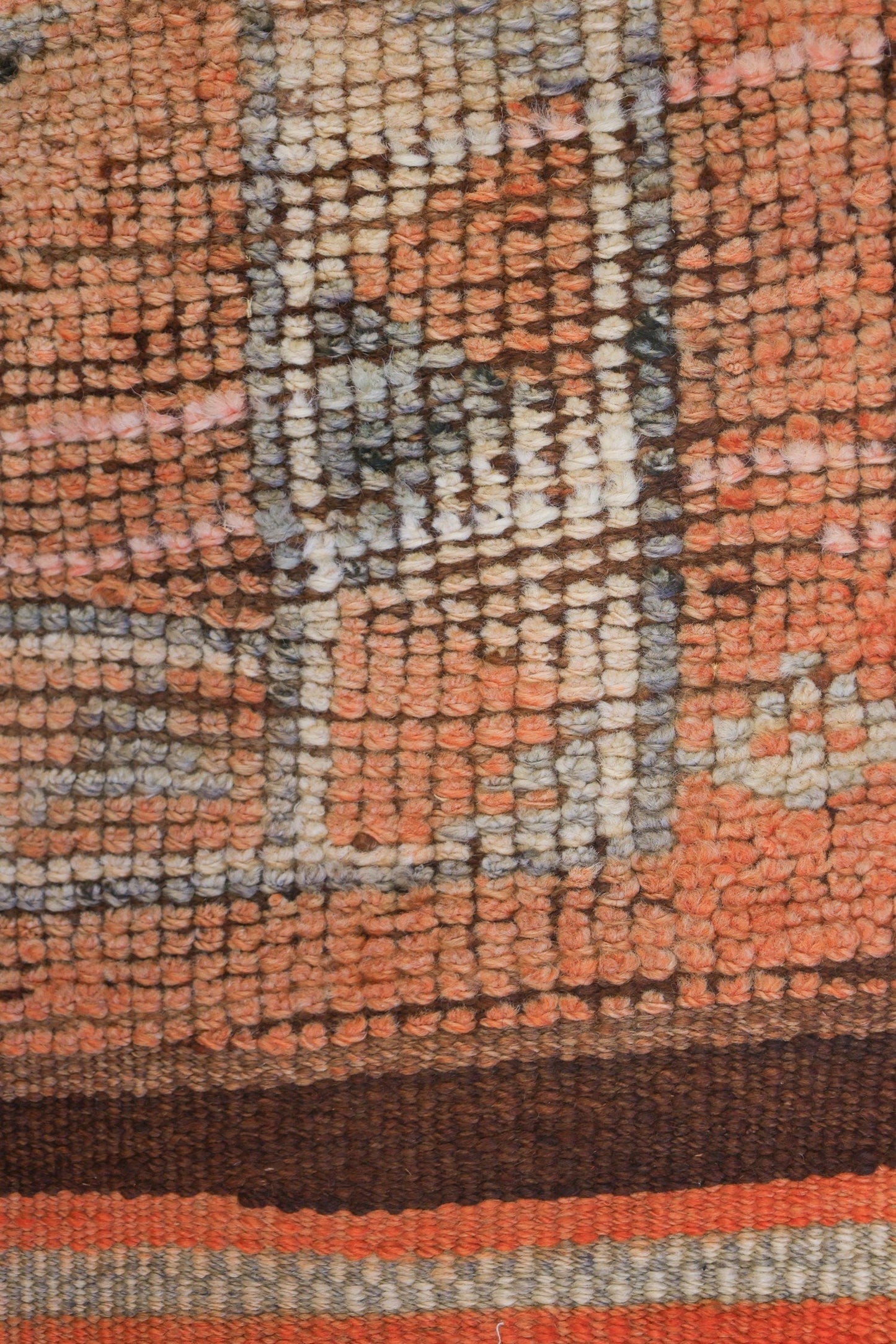 Vintage Herki Handwoven Closeout Rug, J71012