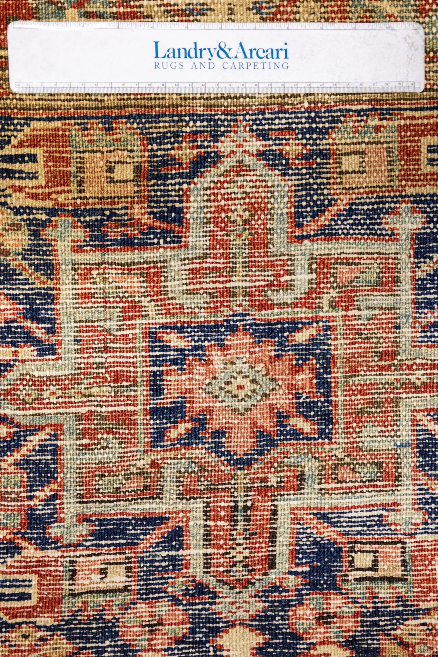 Vintage Karaja Handwoven Tribal Rug, J87169