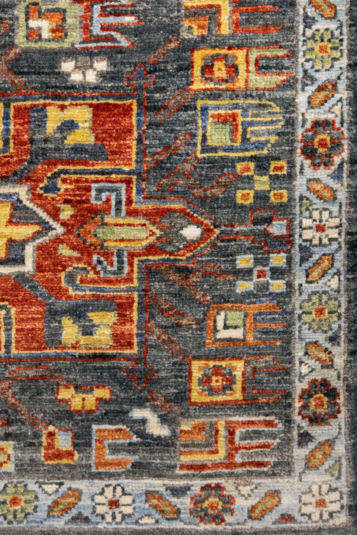 Karaja Handwoven Tribal Rug, J89339