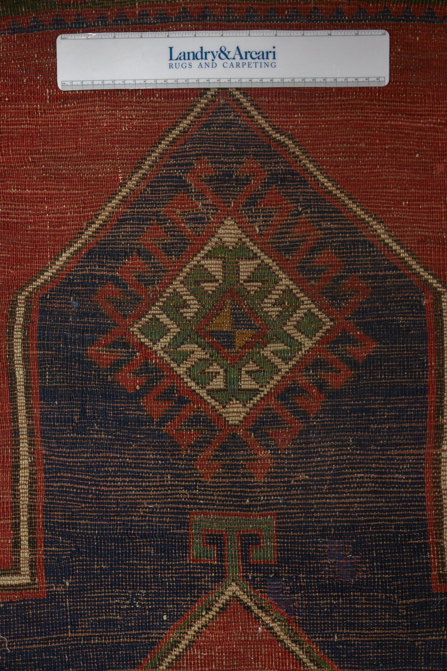 Antique Kazak Handwoven Tribal Rug, J70654