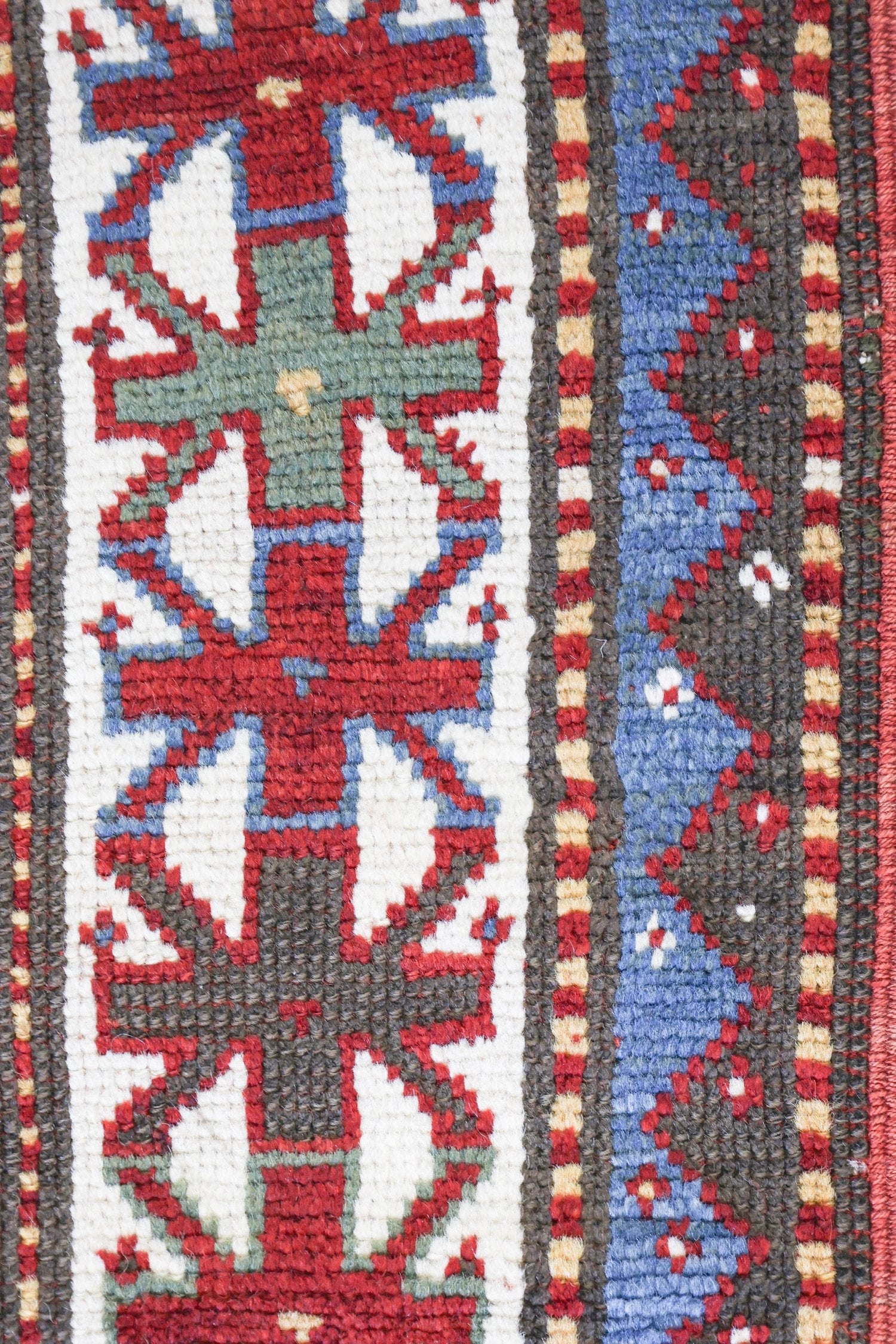 Antique Kazak Handwoven Tribal Rug, JF8684