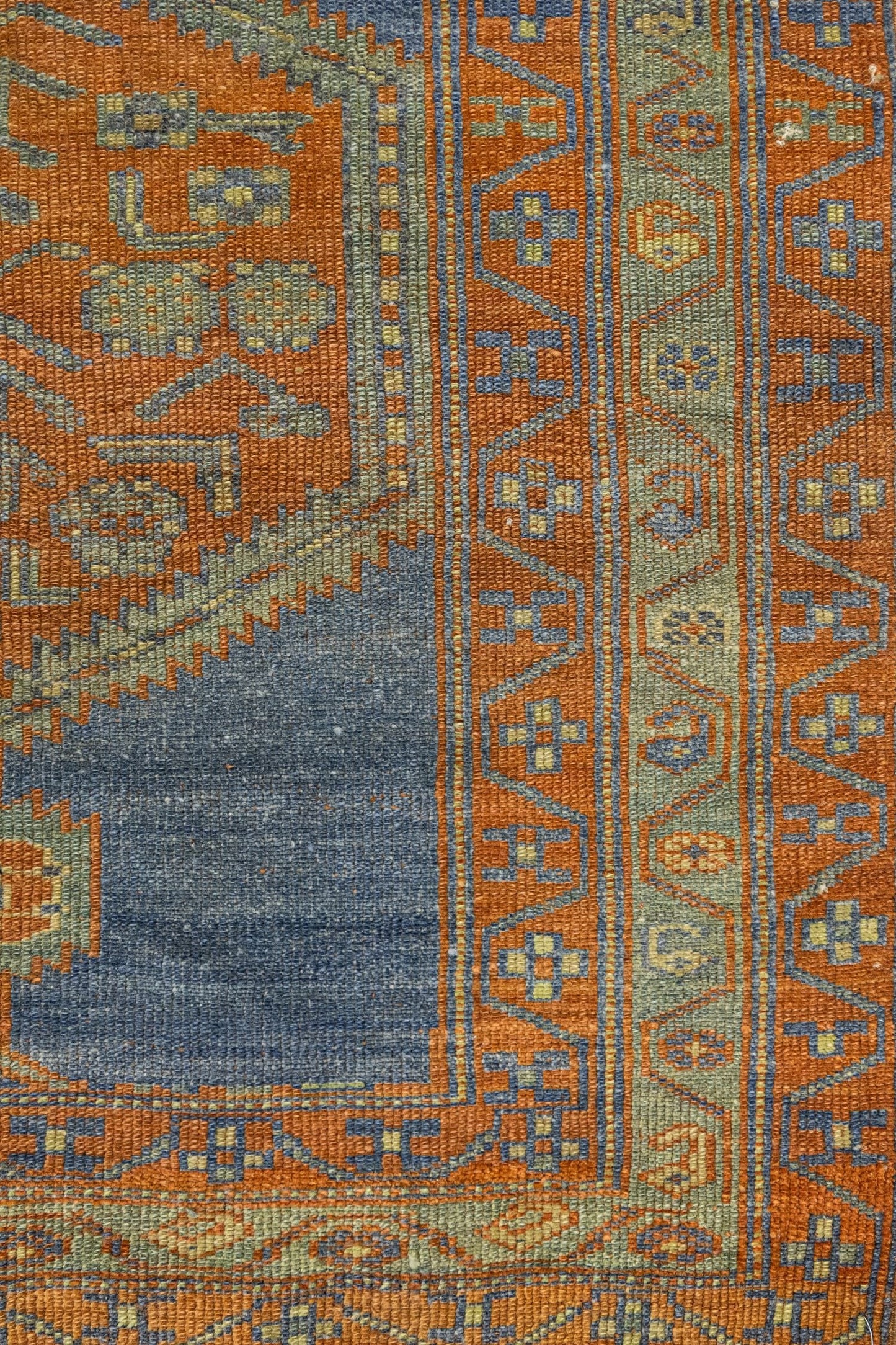 Vintage Kurd Handwoven Tribal Rug, J75301