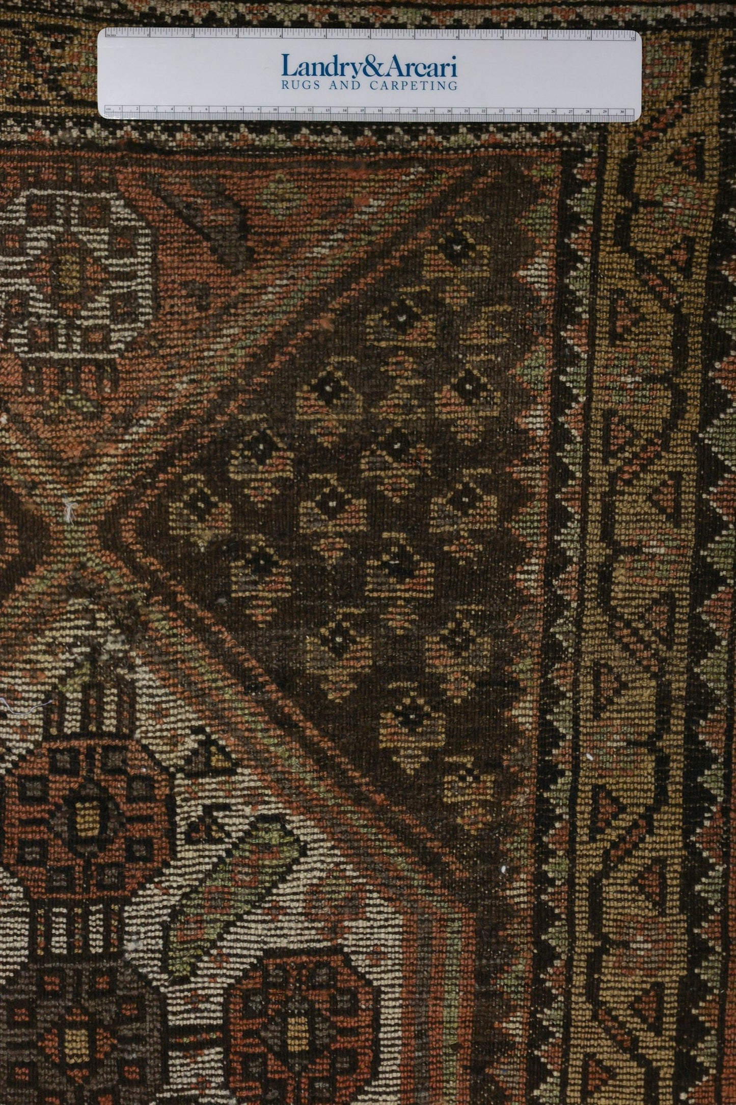 Vintage Kurd Handwoven Tribal Rug, J76629