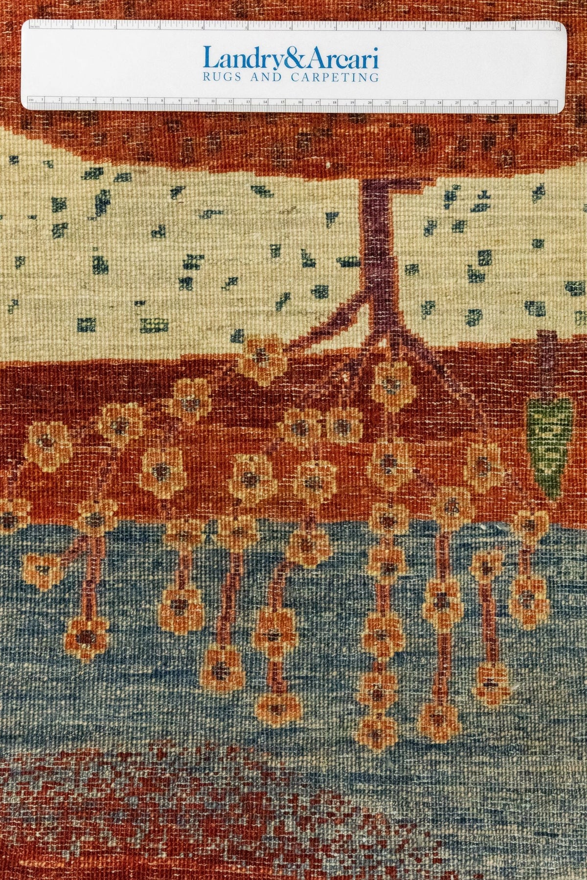 Landscape Gabbeh Handwoven Tribal Rug, J86076