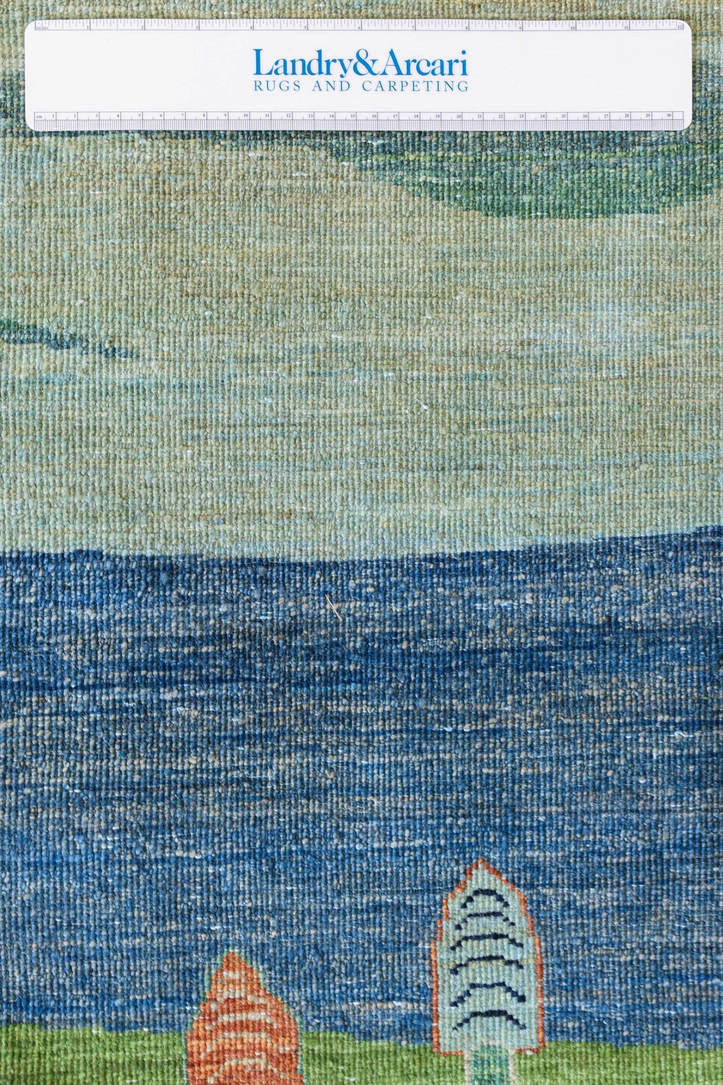 Landscape Handwoven Tribal Rug, J79743